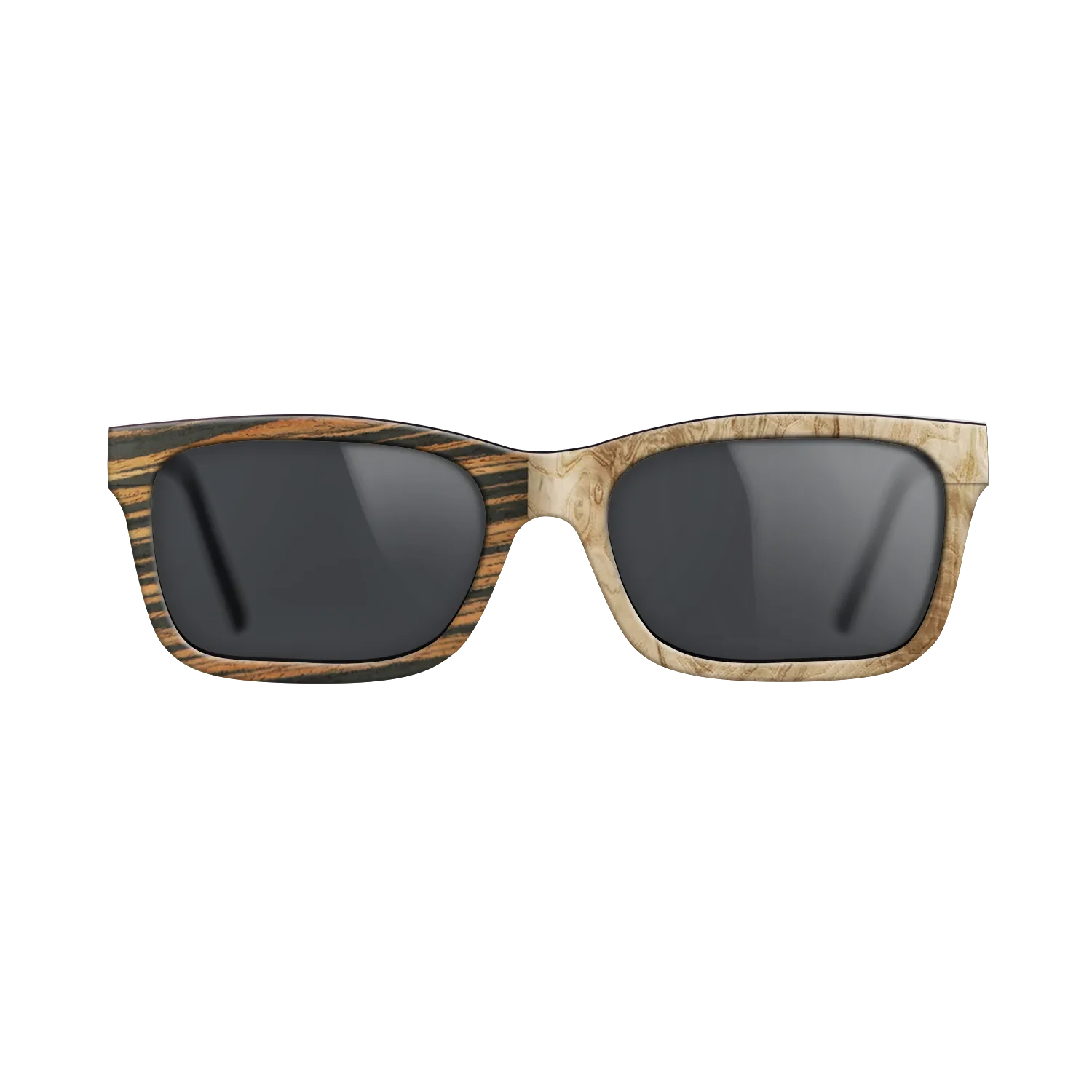 Italian Ebony,Olive Burl: Binary - The Sage - Rectangle - 788 - SIRIS wood optic