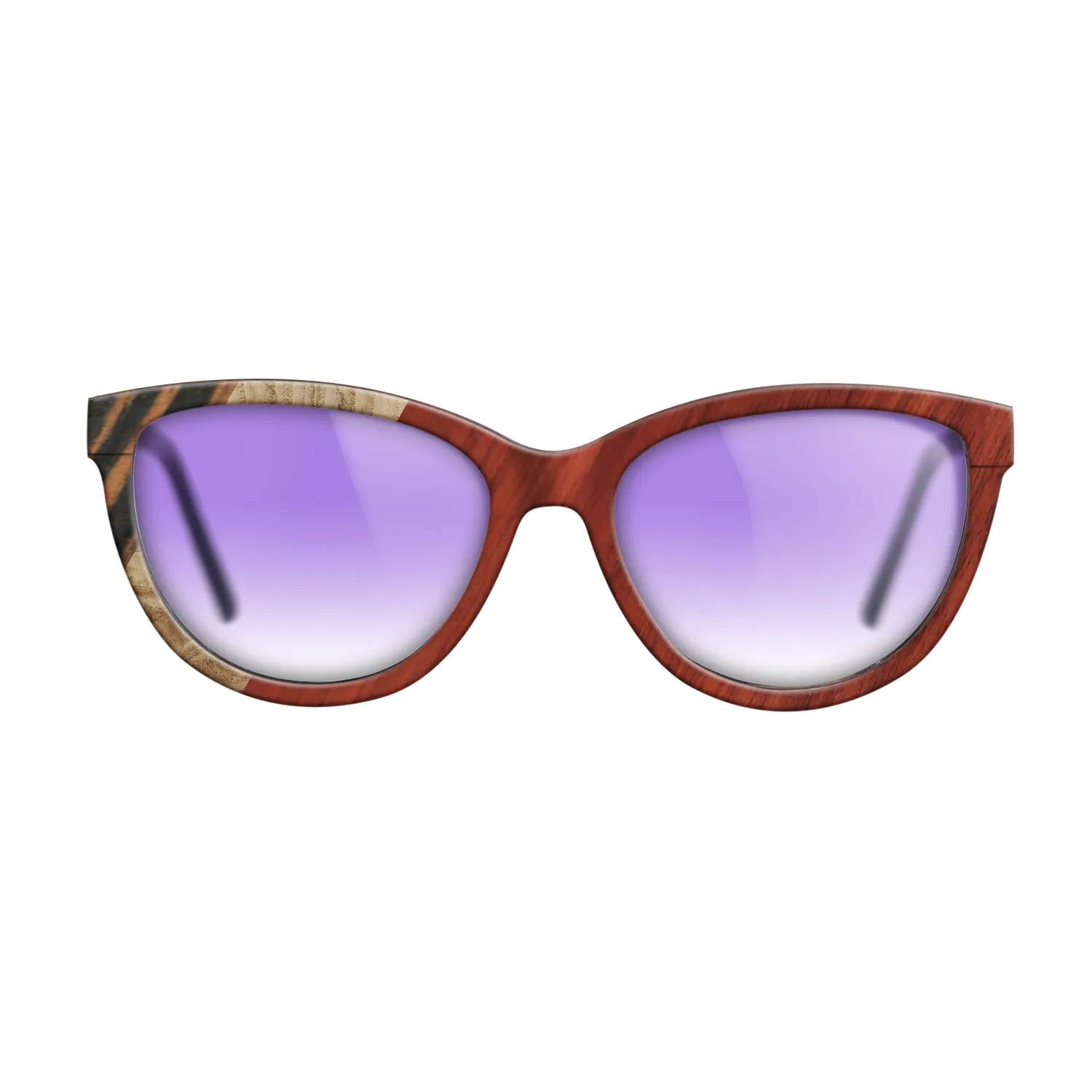 Italian Ebony,Olive Burl,Bloodwood,Fumed Oak: Angle Cut - The Maiden - Cat - 1819 - SIRIS wood optic