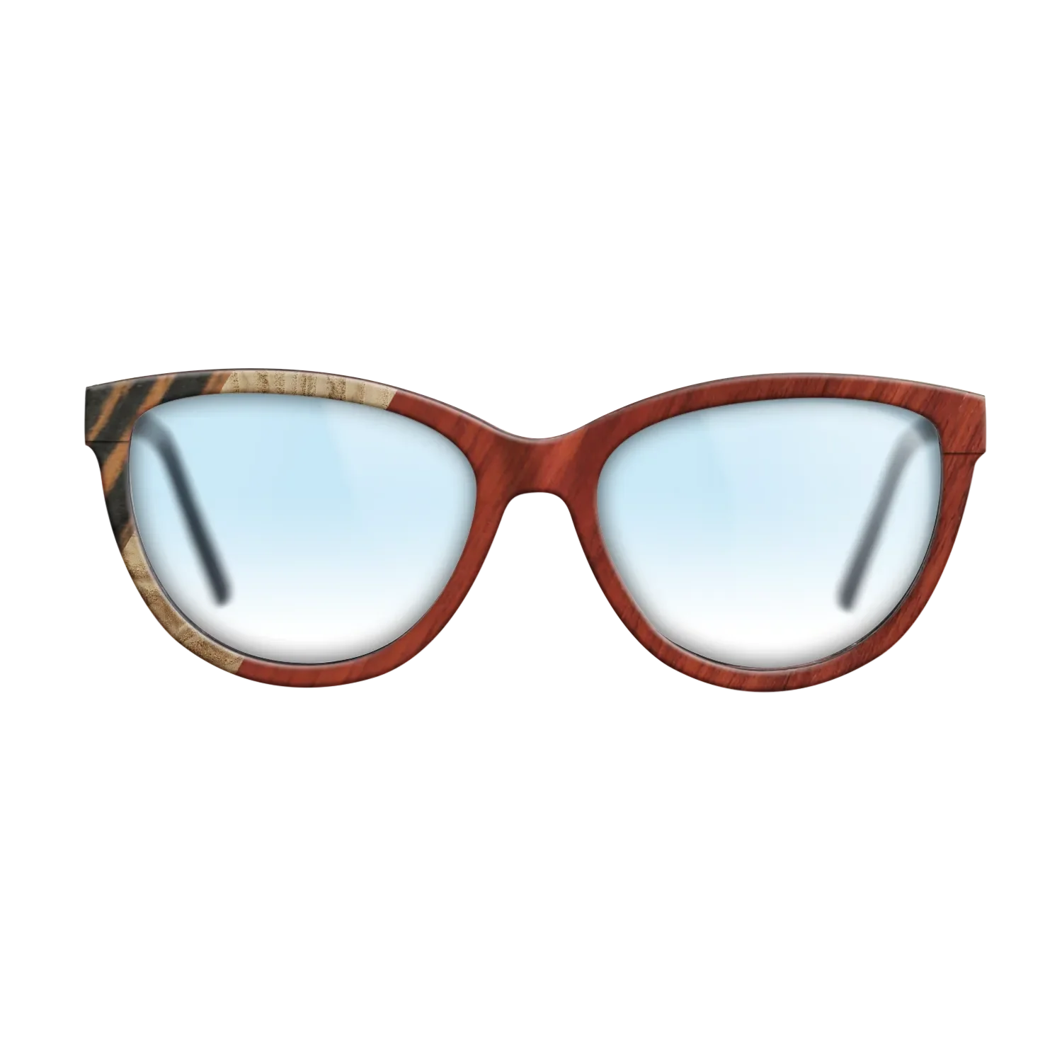 Italian Ebony,Olive Burl,Bloodwood,Fumed Oak: Angle Cut - The Maiden - Cat - 1819 - SIRIS wood optic