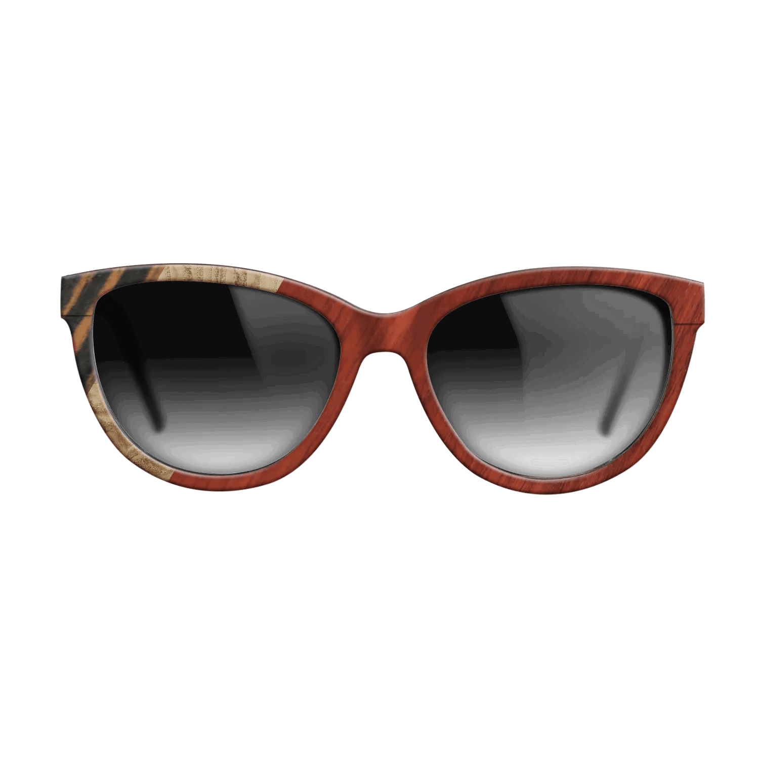 Italian Ebony,Olive Burl,Bloodwood,Fumed Oak: Angle Cut - The Maiden - Cat - 1819 - SIRIS wood optic
