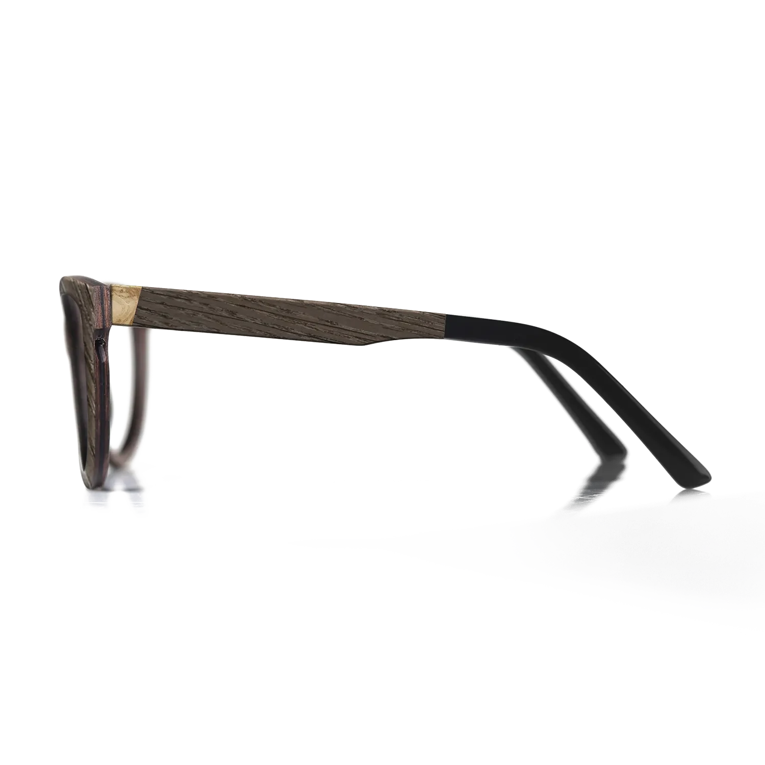 Italian Ebony,Olive Burl,Fumed Oak: Bauhaus - The Sage - Rectangle - SIRIS wood optic
