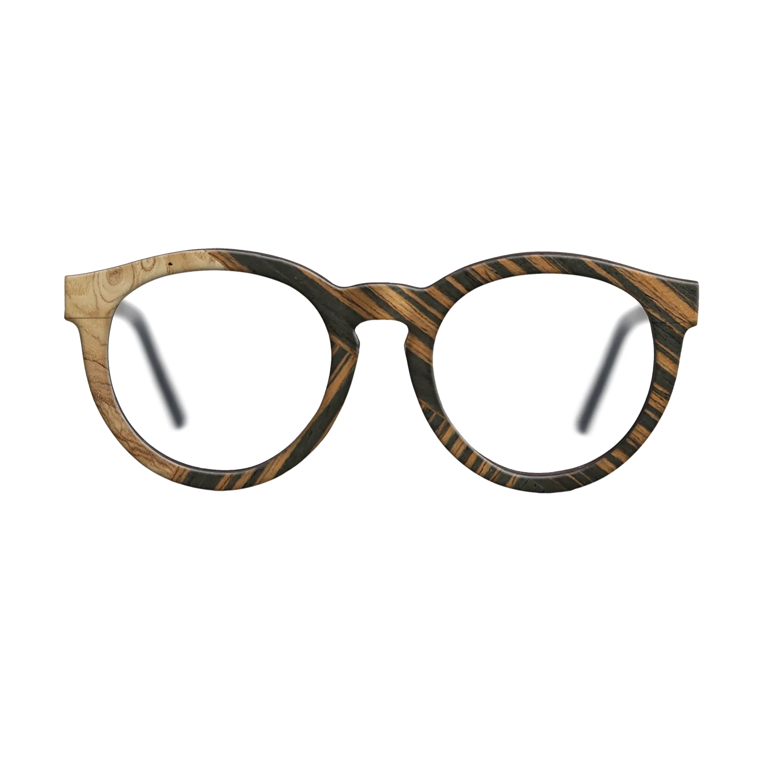 Italian Ebony,Olive Burl,Fumed Oak: Geometric - The Rebel - Round - SIRIS wood optic