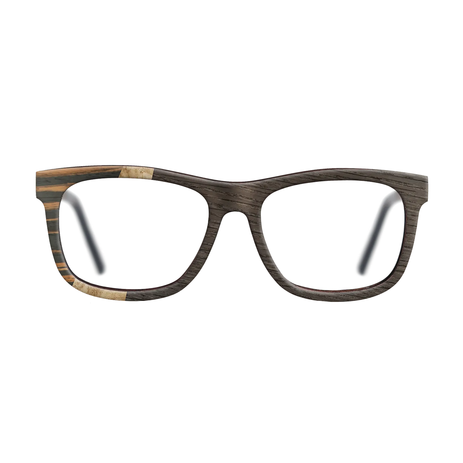 Italian Ebony,Olive Burl,Fumed Oak: Wedge - The Hero - Square - 1414 - SIRIS wood optic