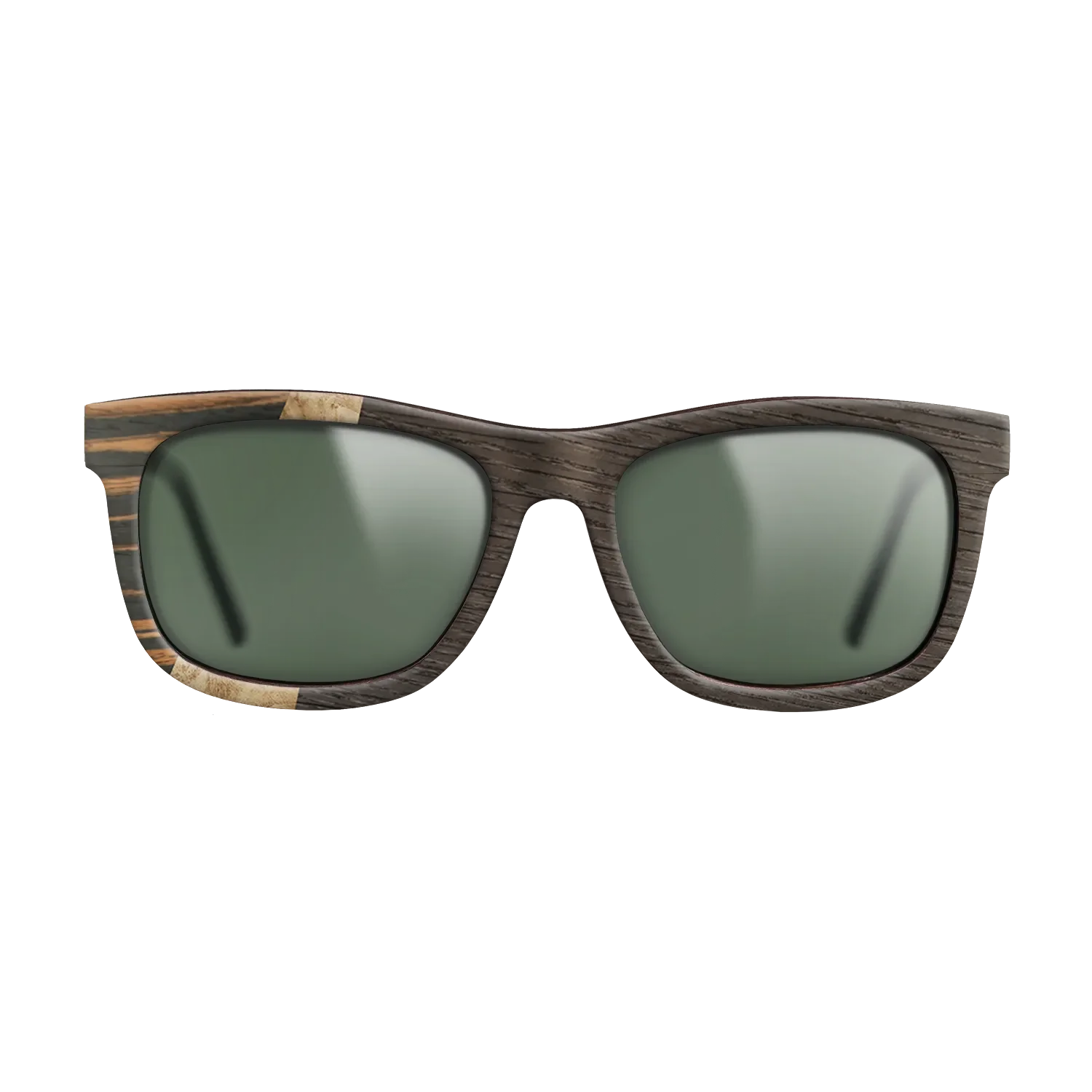 Italian Ebony,Olive Burl,Fumed Oak: Wedge - The Hero - Square - 1414 - SIRIS wood optic