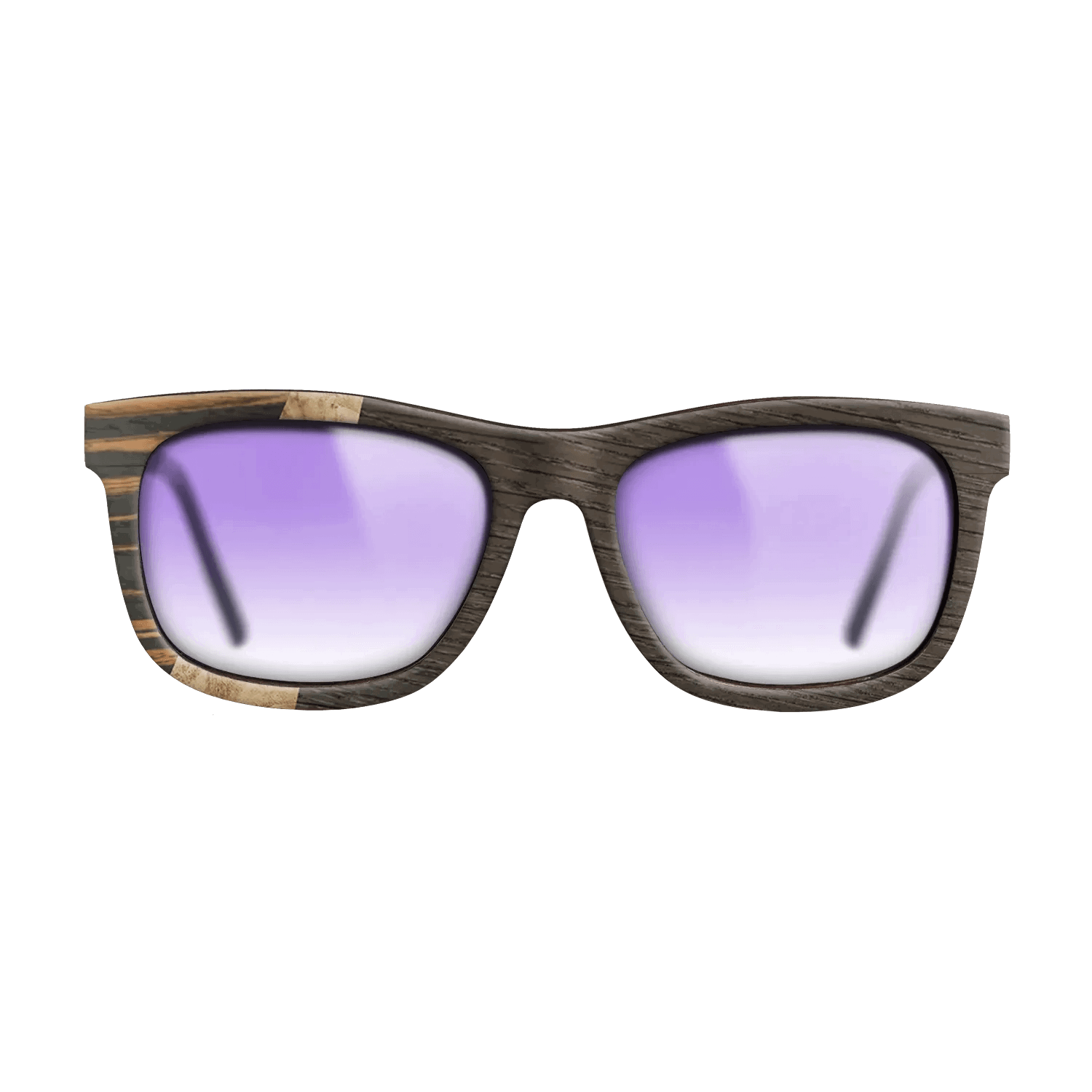 Italian Ebony,Olive Burl,Fumed Oak: Wedge - The Hero - Square - 1414 - SIRIS wood optic