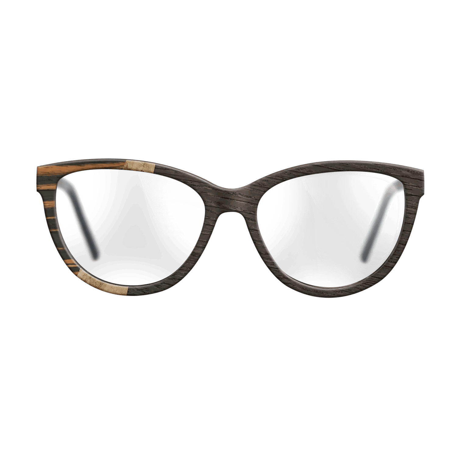 Italian Ebony,Olive Burl,Fumed Oak: Wedge - The Maiden - Cat - 1414 - SIRIS wood optic