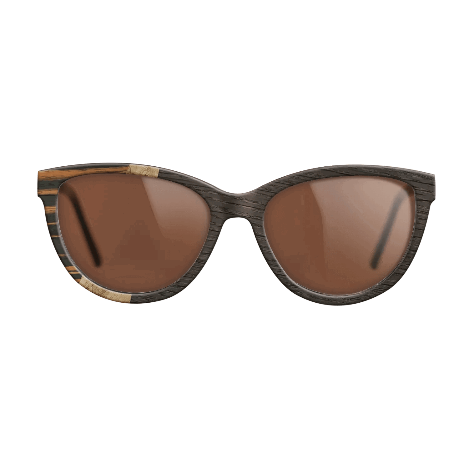 Italian Ebony,Olive Burl,Fumed Oak: Wedge - The Maiden - Cat - 1414 - SIRIS wood optic