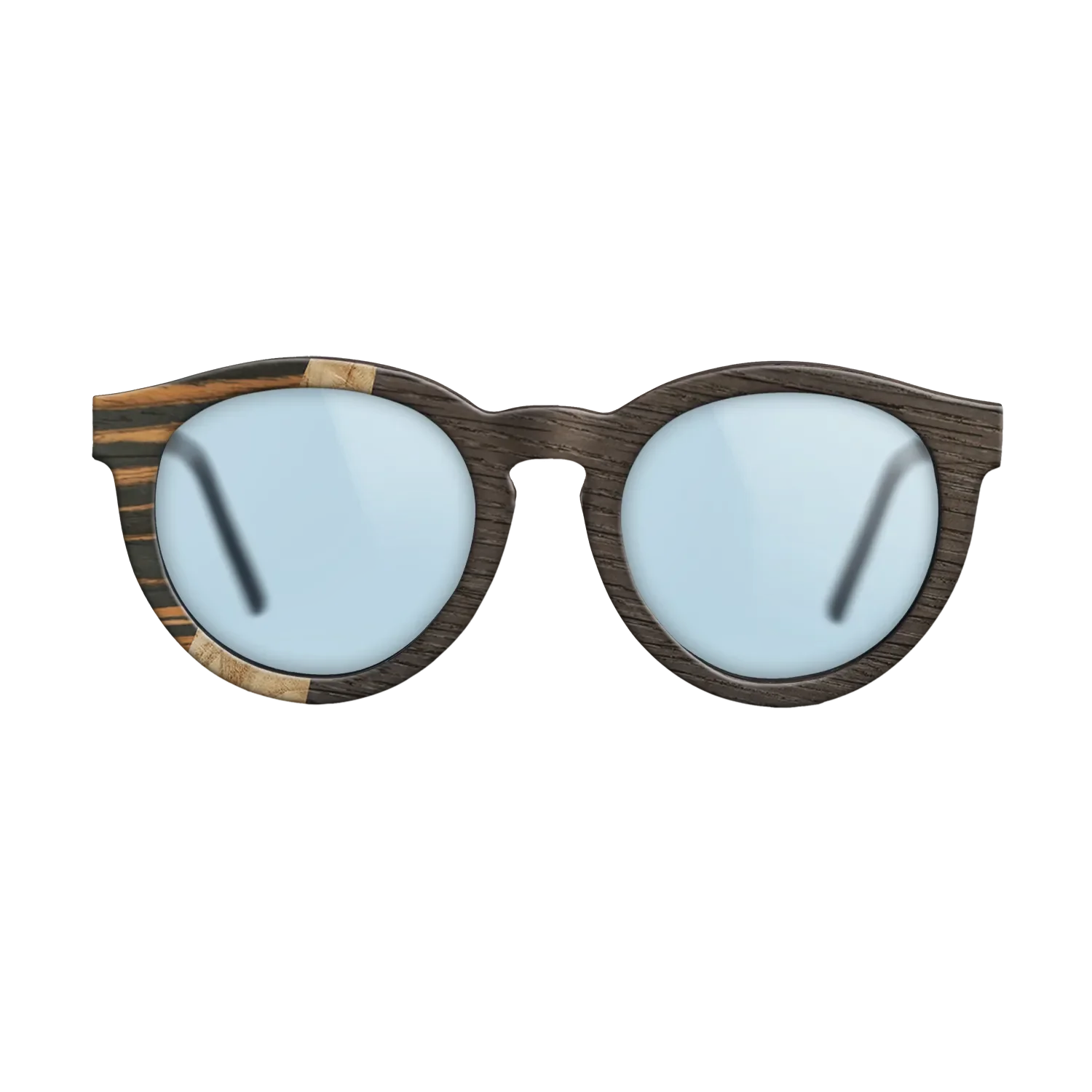 Italian Ebony,Olive Burl,Fumed Oak: Wedge - The Rebel - Round - 1414 - SIRIS wood optic