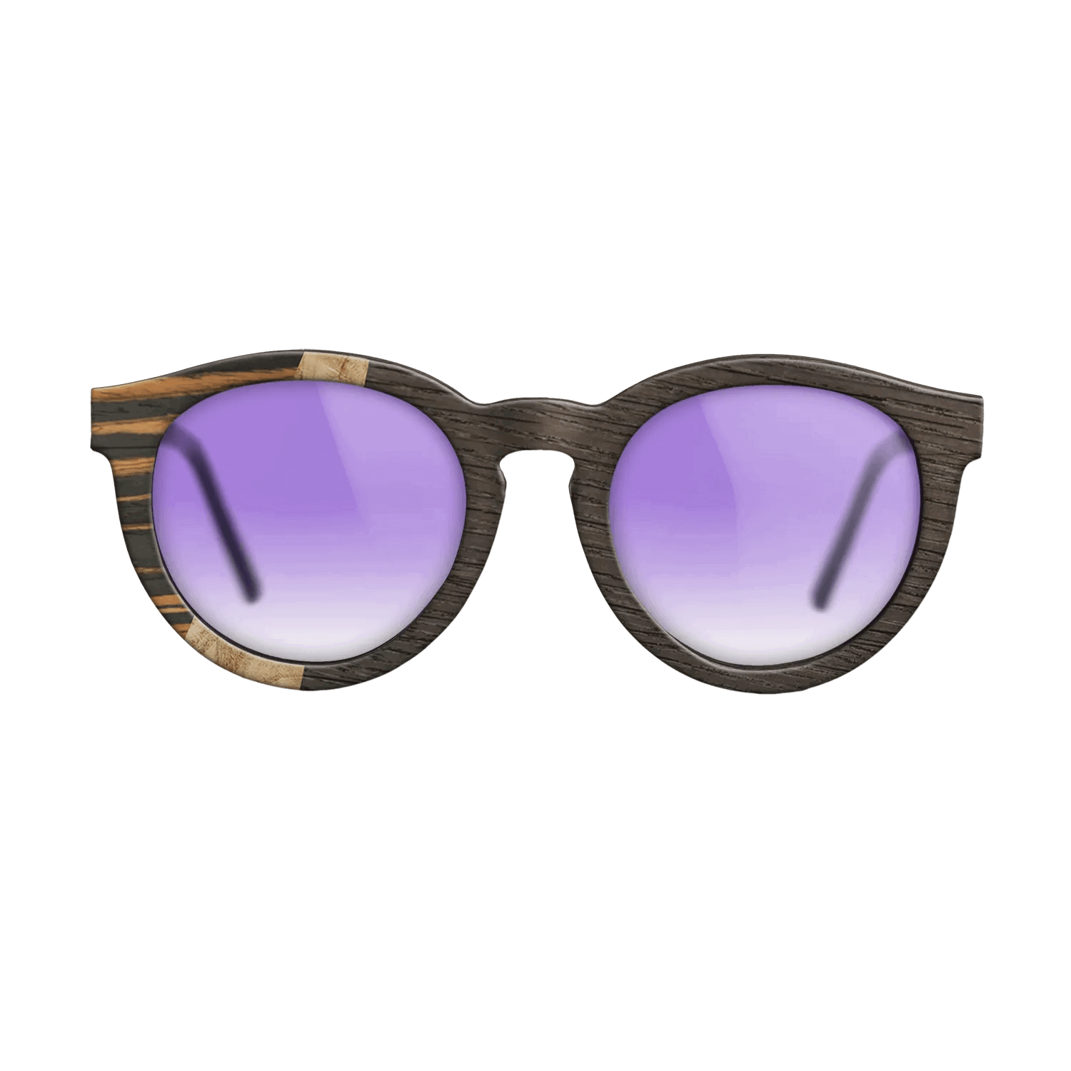 Italian Ebony,Olive Burl,Fumed Oak: Wedge - The Rebel - Round - 1414 - SIRIS wood optic