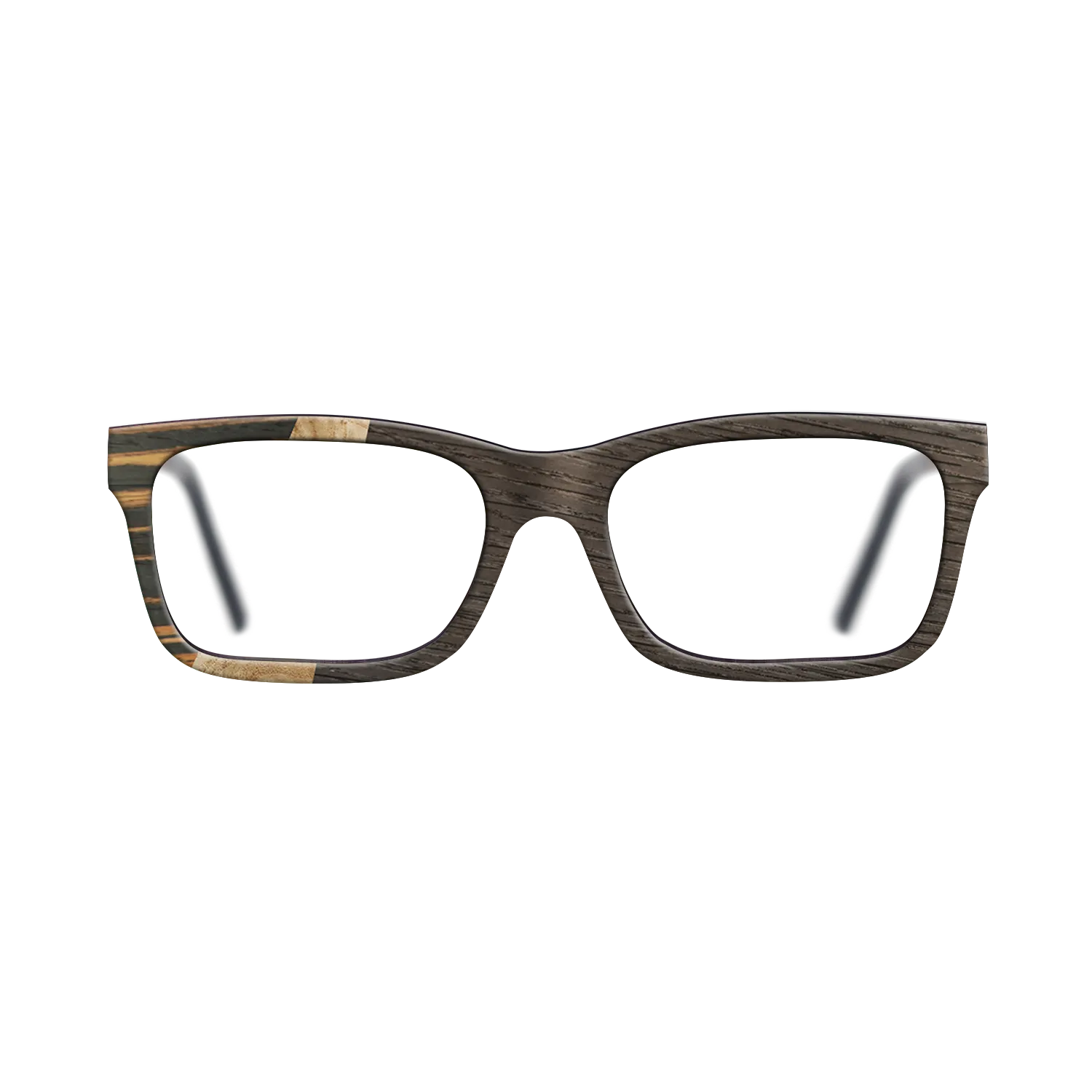 Italian Ebony,Olive Burl,Fumed Oak: Wedge - The Sage - Rectangle - 1414 - SIRIS wood optic