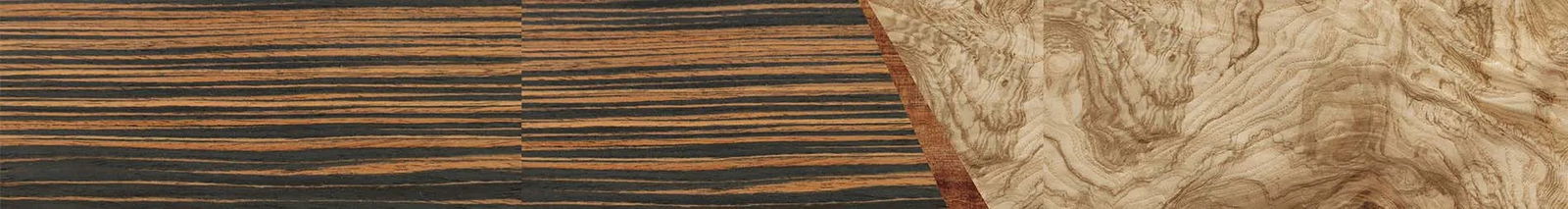 Italian Ebony,Olive Burl,Koa: Wedge - The Maiden - Cat - 1769 - SIRIS wood optic