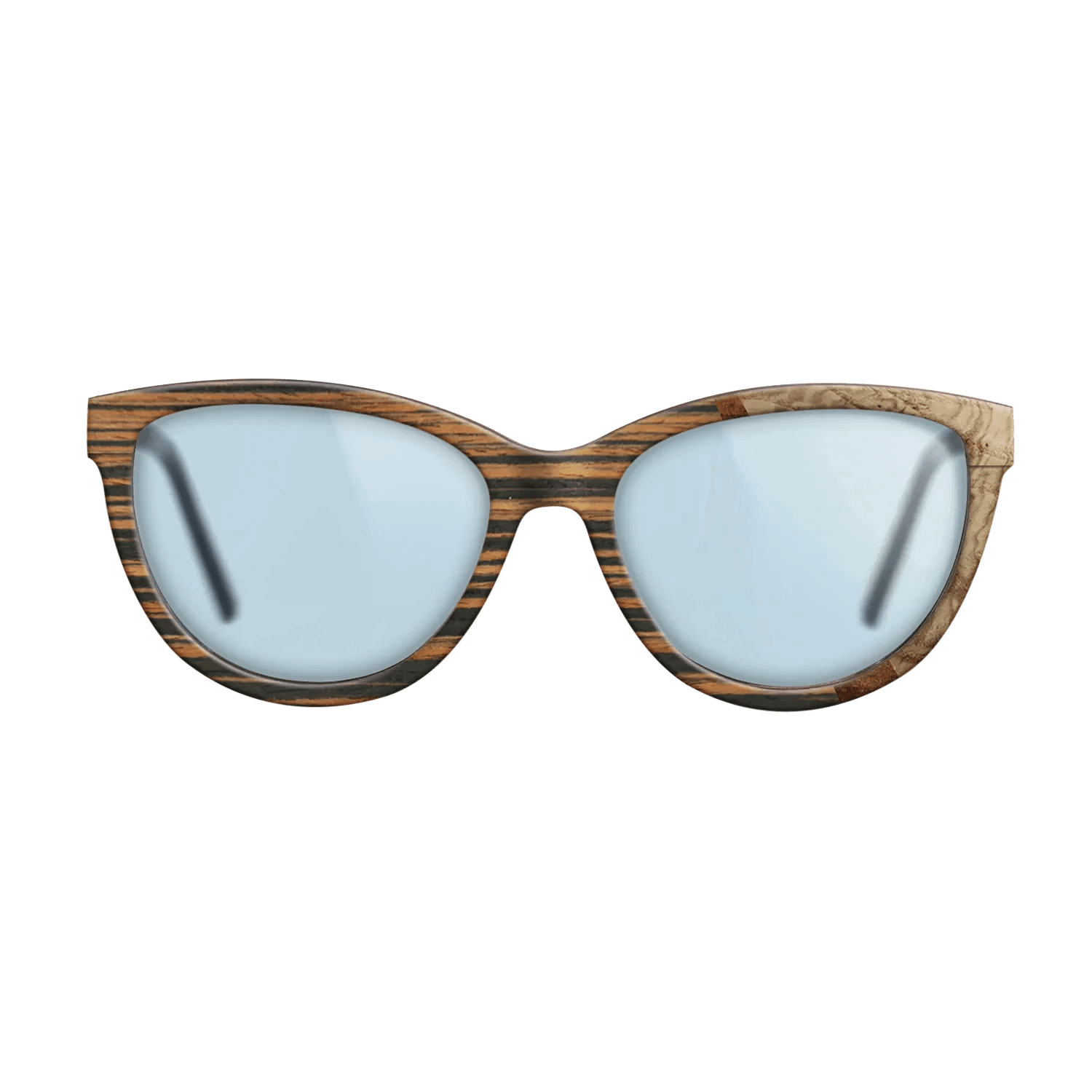 Italian Ebony,Olive Burl,Koa: Wedge - The Maiden - Cat - 1769 - SIRIS wood optic