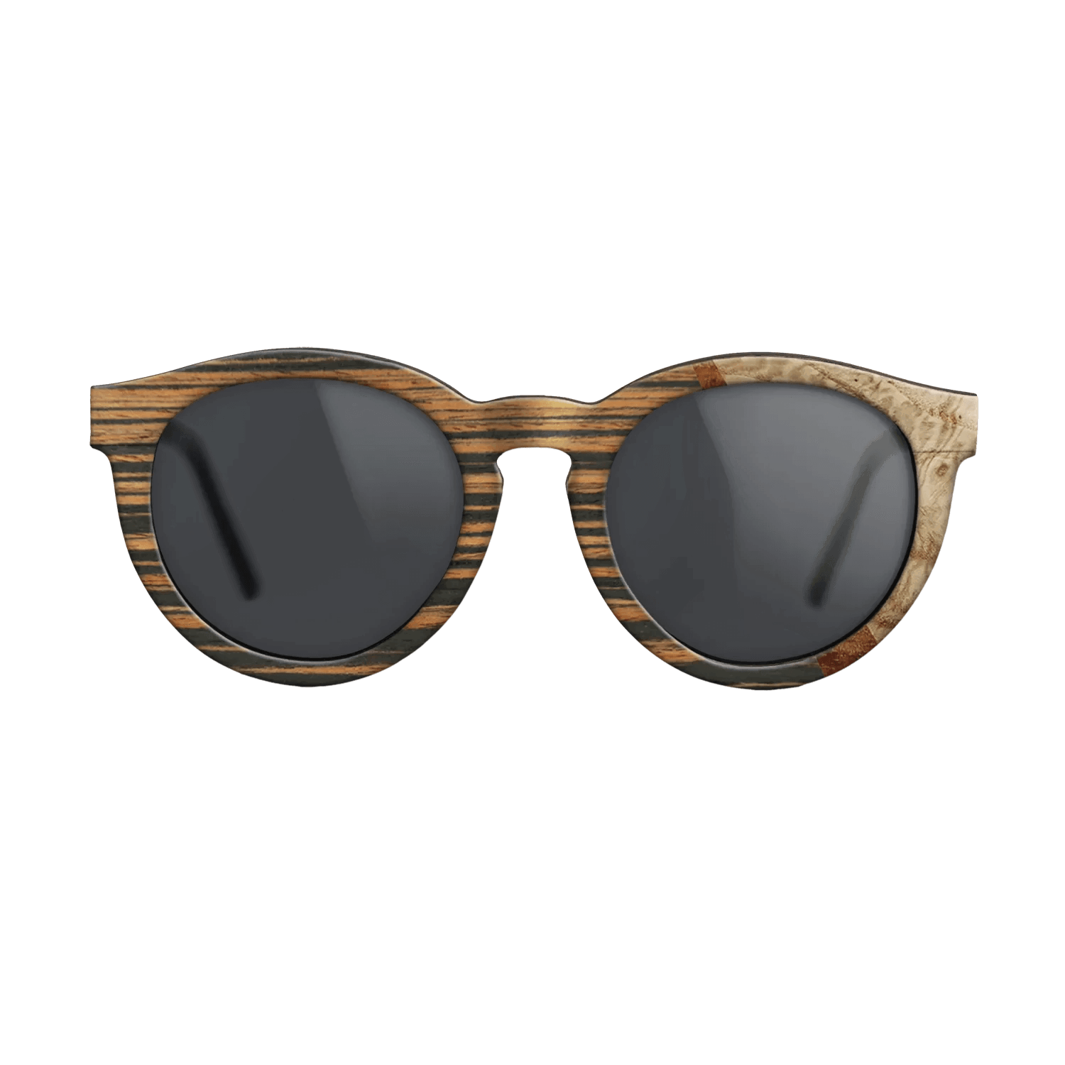 Italian Ebony,Olive Burl,Koa: Wedge - The Rebel - Round - 1769 - SIRIS wood optic