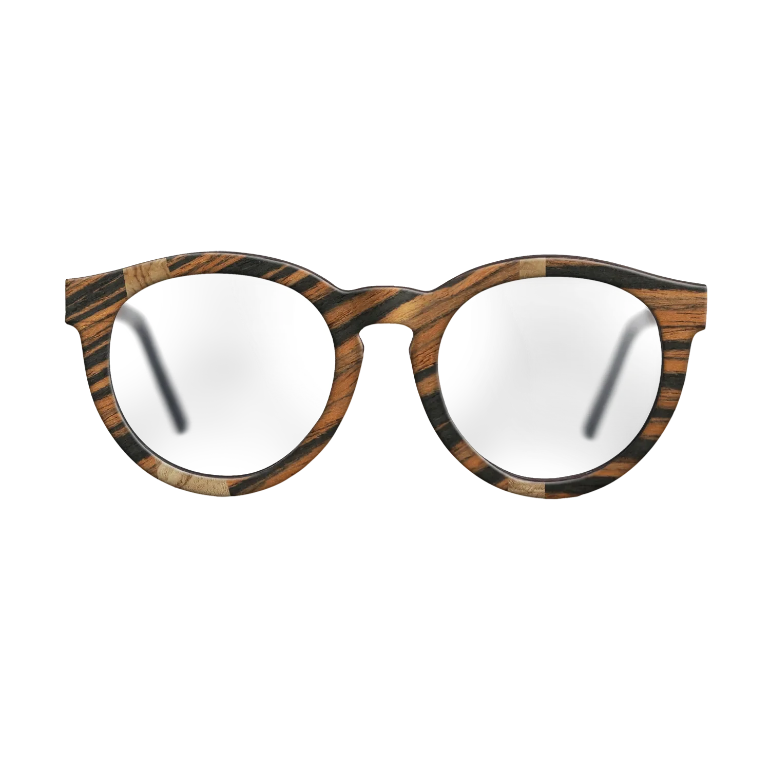 Italian Ebony,Olive Burl: Wedge - The Rebel - Round - 735 - SIRIS wood optic