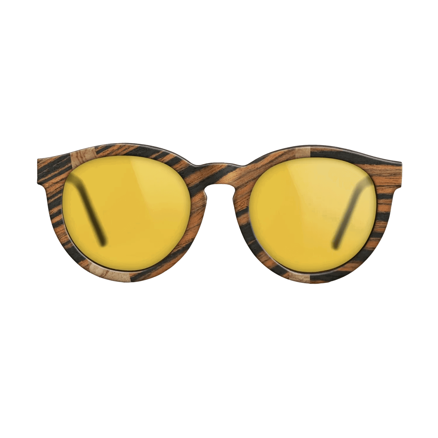 Italian Ebony,Olive Burl: Wedge - The Rebel - Round - 735 - SIRIS wood optic