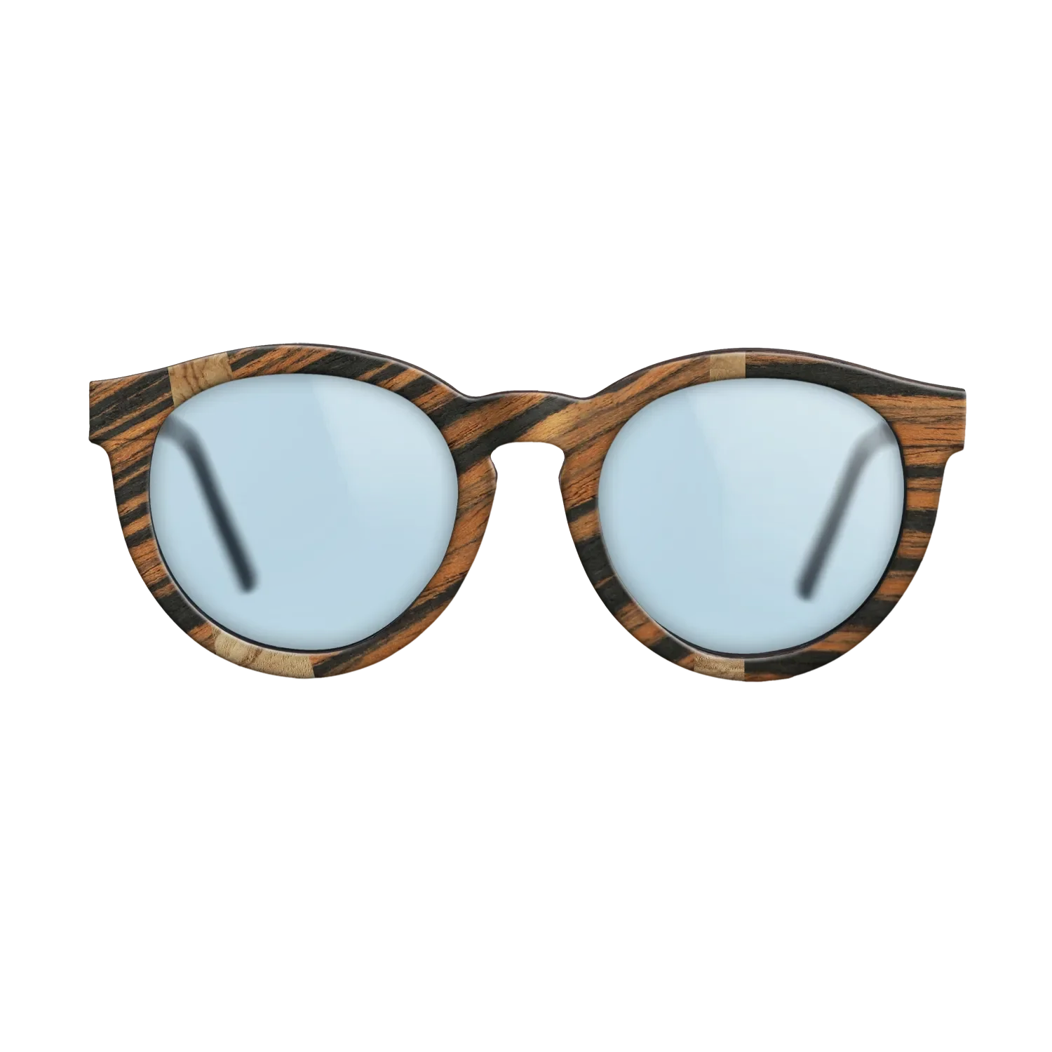 Italian Ebony,Olive Burl: Wedge - The Rebel - Round - 735 - SIRIS wood optic