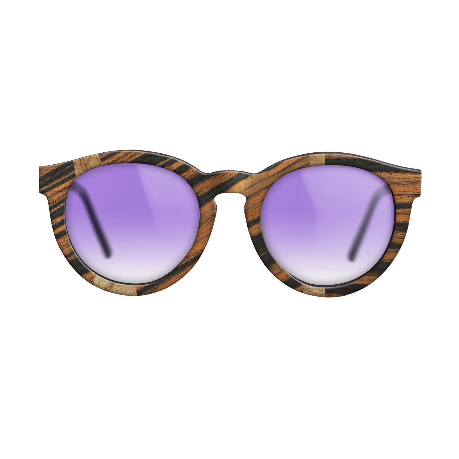 Italian Ebony,Olive Burl: Wedge - The Rebel - Round - 735 - SIRIS wood optic