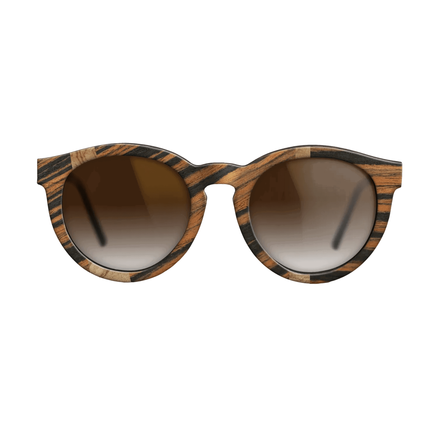 Italian Ebony,Olive Burl: Wedge - The Rebel - Round - 735 - SIRIS wood optic
