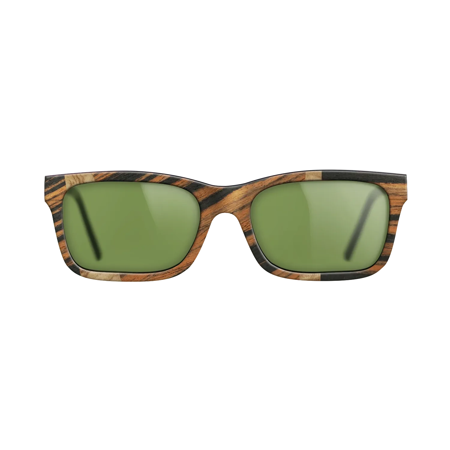 Italian Ebony,Olive Burl: Wedge - The Sage - Rectangle - 735 - SIRIS wood optic