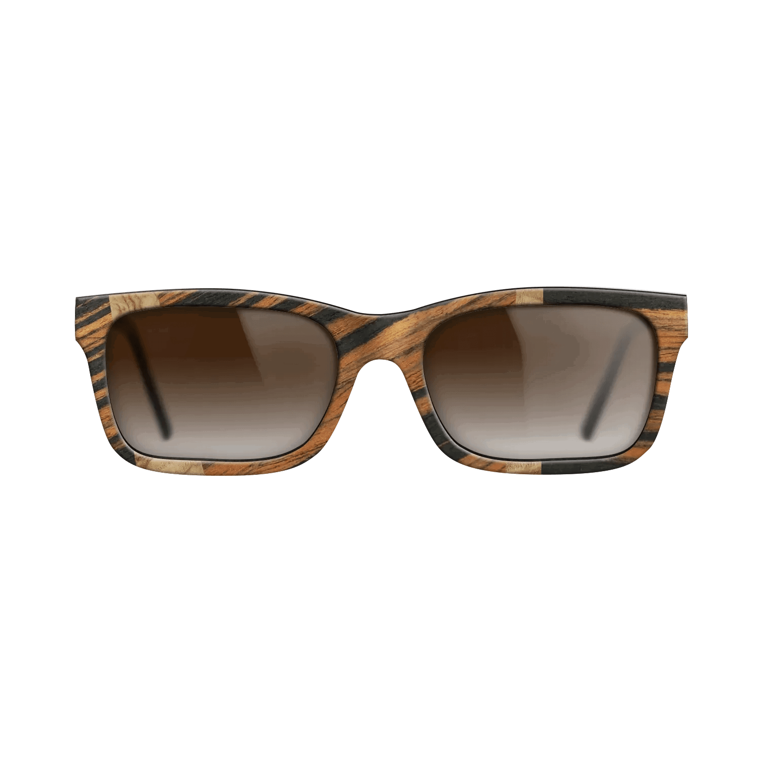 Italian Ebony,Olive Burl: Wedge - The Sage - Rectangle - 735 - SIRIS wood optic