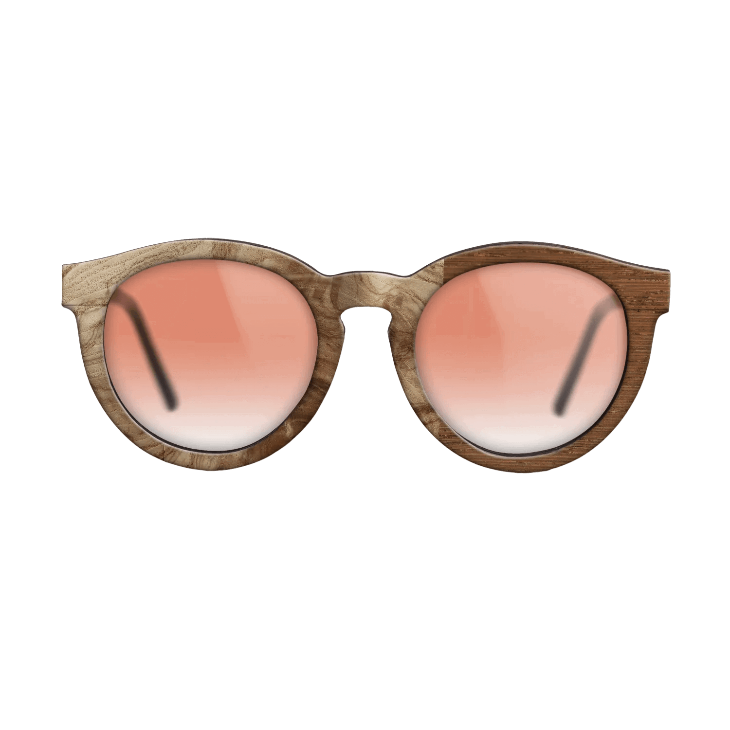 Italian Ebony,Olive Burl,Wenge,Bloodwood: Patch - The Rebel - Round - 1361 - SIRIS wood optic