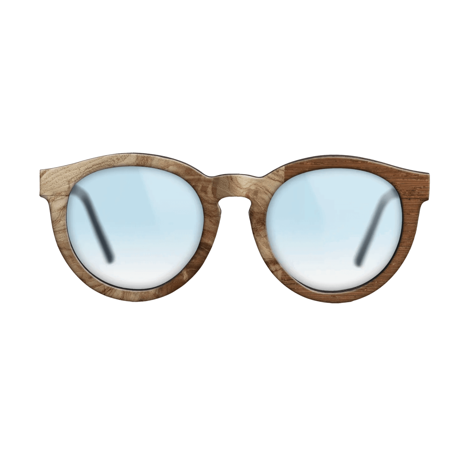 Italian Ebony,Olive Burl,Wenge,Bloodwood: Patch - The Rebel - Round - 1361 - SIRIS wood optic