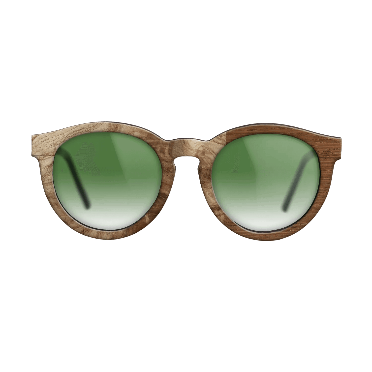 Italian Ebony,Olive Burl,Wenge,Bloodwood: Patch - The Rebel - Round - 1361 - SIRIS wood optic
