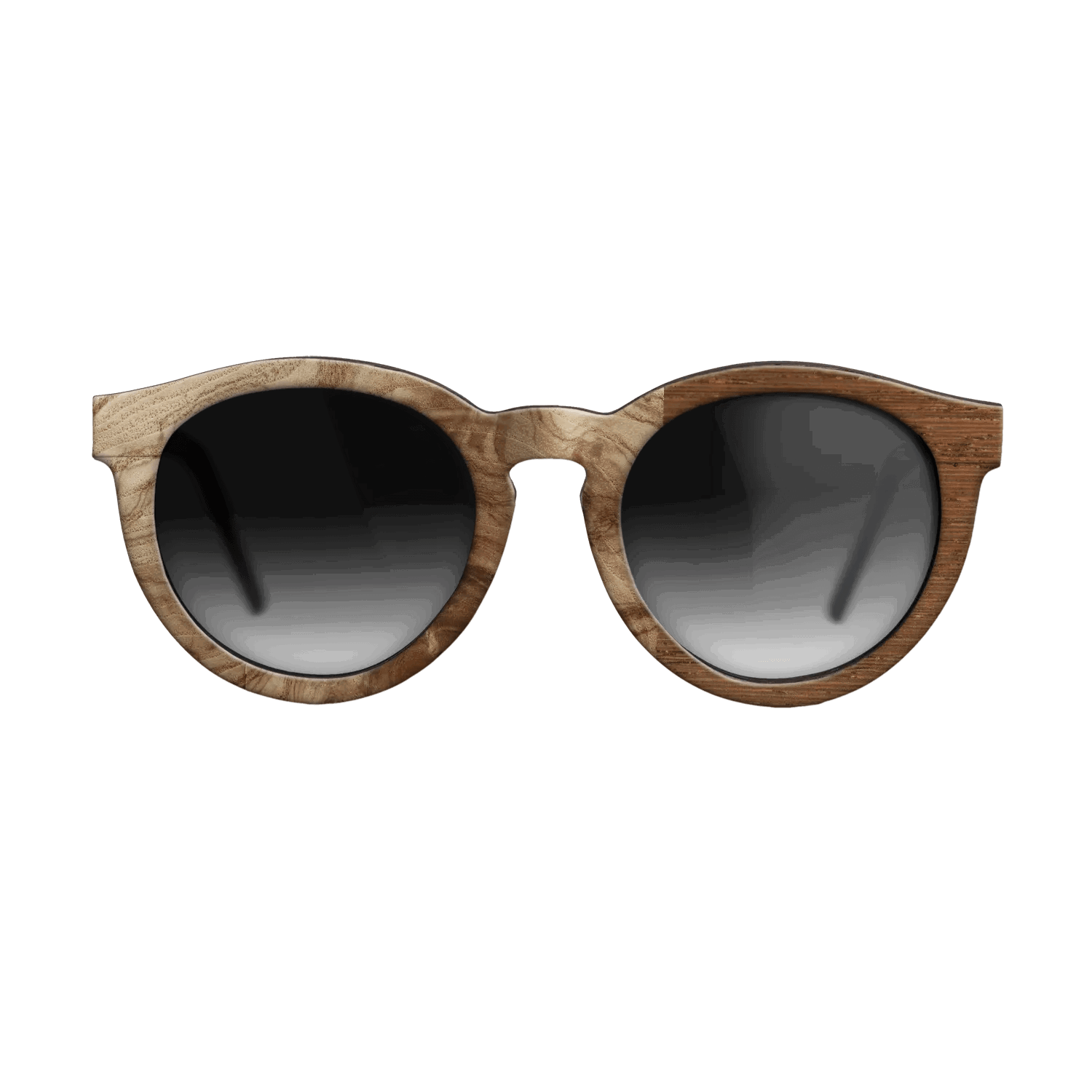 Italian Ebony,Olive Burl,Wenge,Bloodwood: Patch - The Rebel - Round - 1361 - SIRIS wood optic