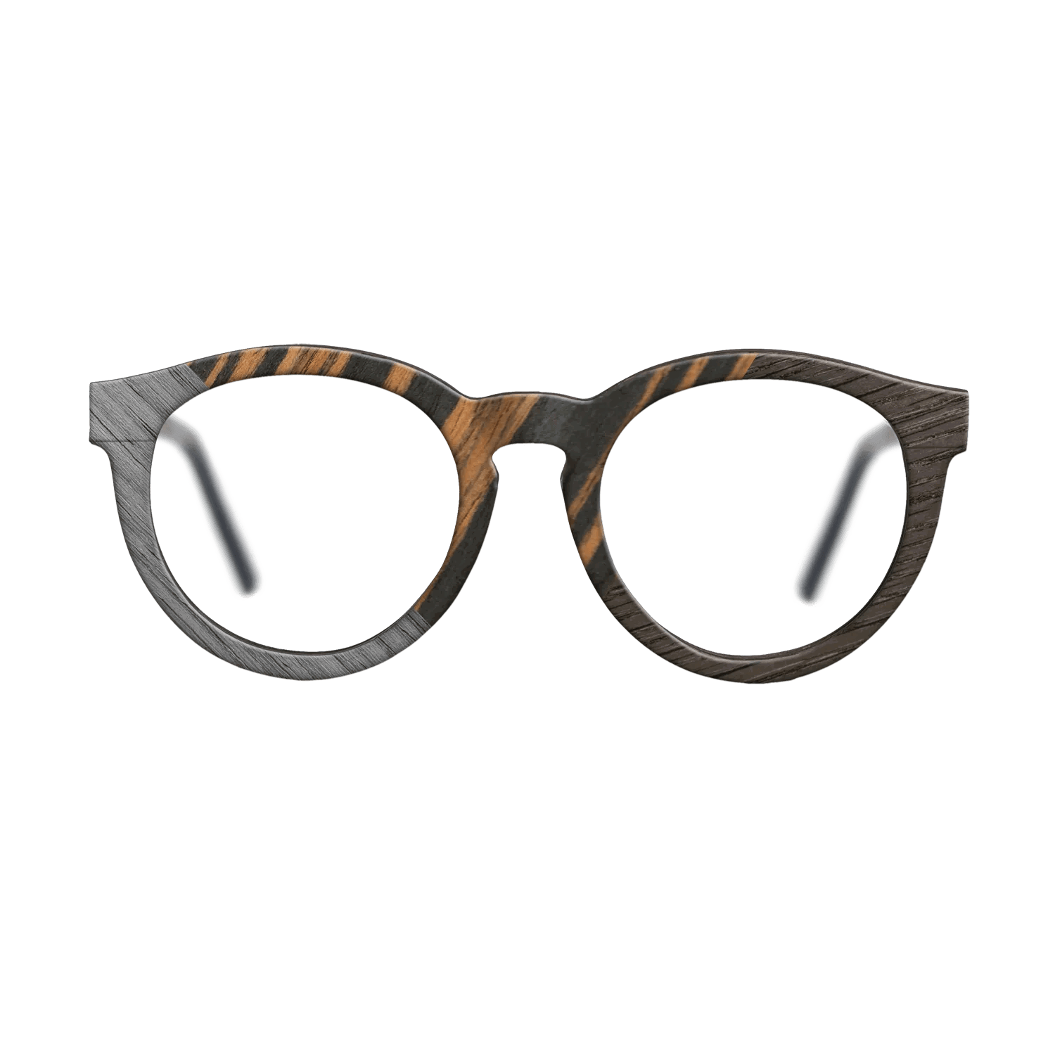 Italian Ebony,Poplar Dyed: Grey,Fumed Oak: Angle Cut - The Rebel - Round - 1650 - SIRIS wood optic