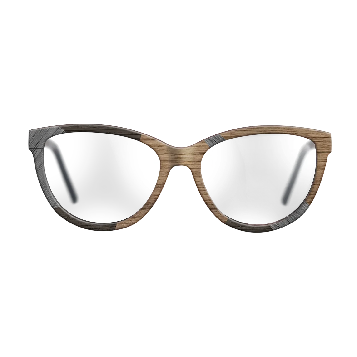 Italian Ebony,Poplar Dyed: Grey,Walnut: Straight Grain,Fumed Oak: Fractal - The Maiden - Cat - SIRIS wood optic