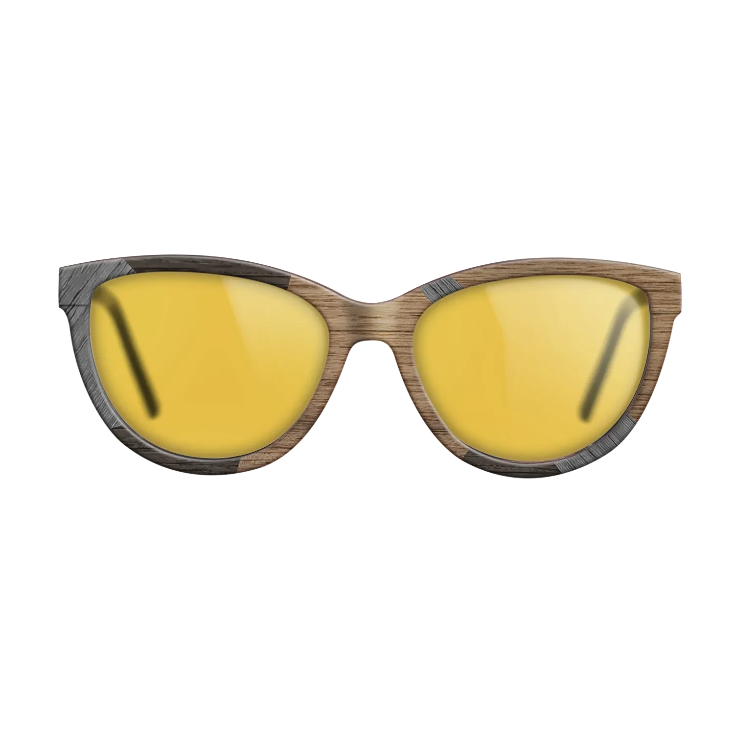 Italian Ebony,Poplar Dyed: Grey,Walnut: Straight Grain,Fumed Oak: Fractal - The Maiden - Cat - SIRIS wood optic