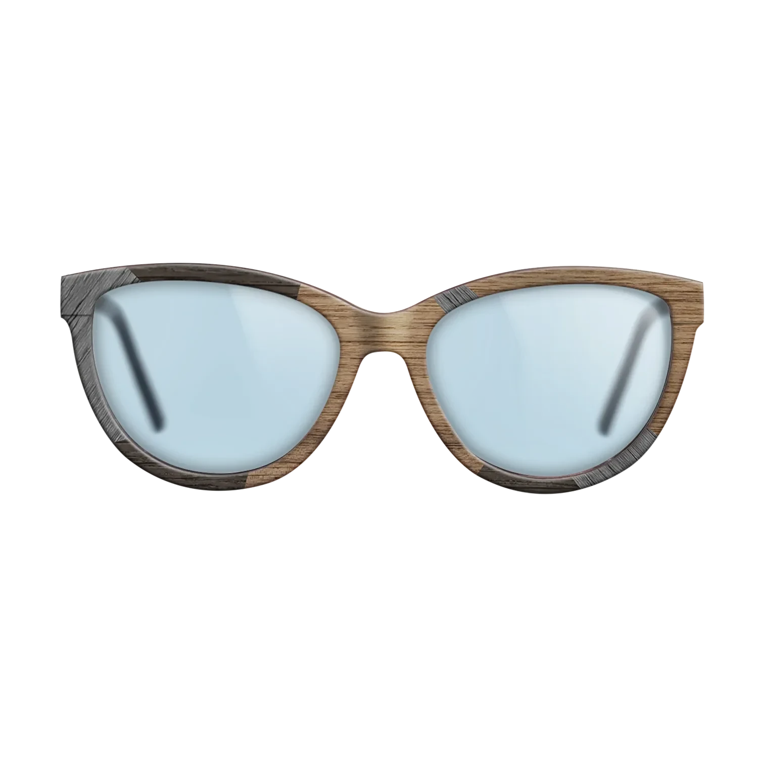 Italian Ebony,Poplar Dyed: Grey,Walnut: Straight Grain,Fumed Oak: Fractal - The Maiden - Cat - SIRIS wood optic