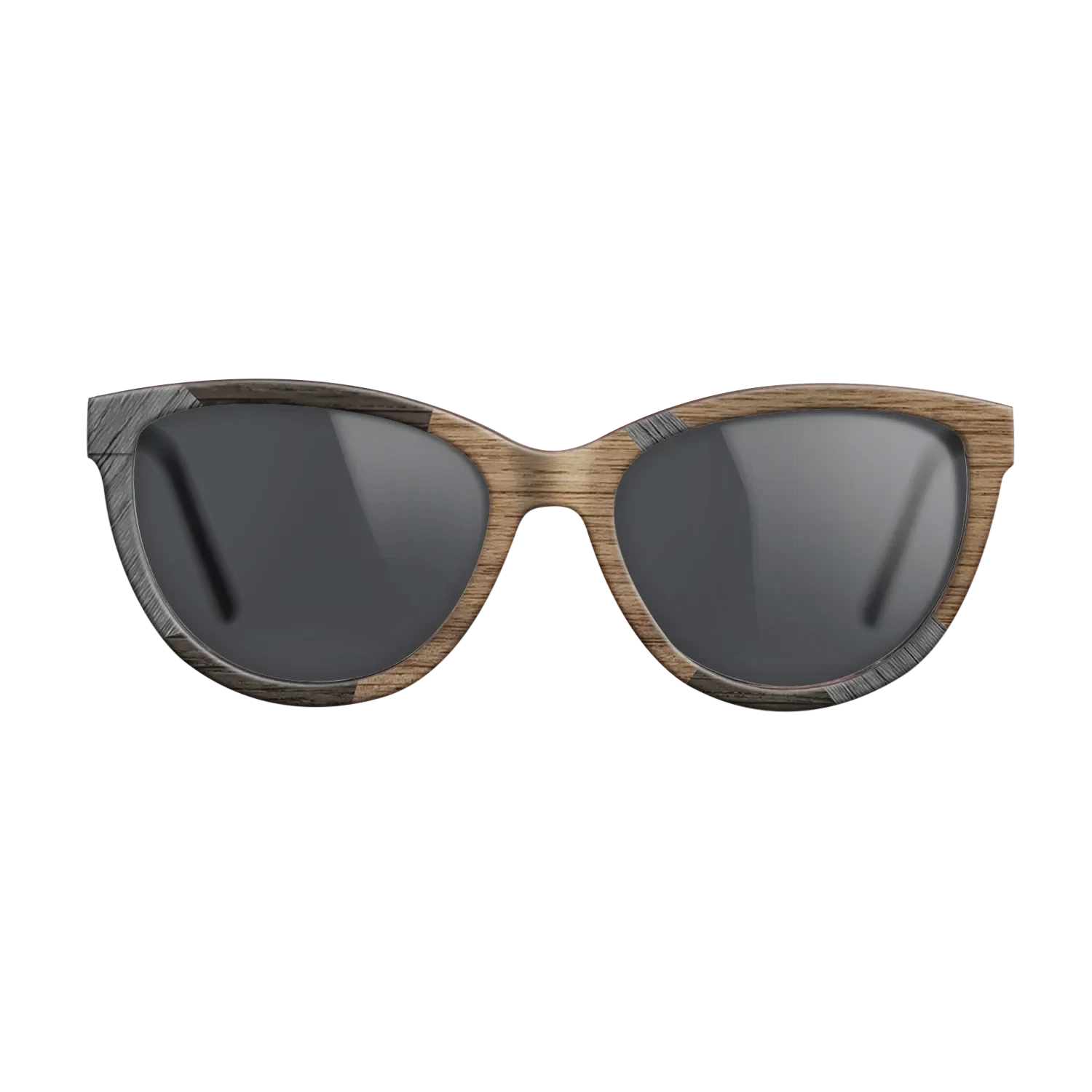 Italian Ebony,Poplar Dyed: Grey,Walnut: Straight Grain,Fumed Oak: Fractal - The Maiden - Cat - SIRIS wood optic