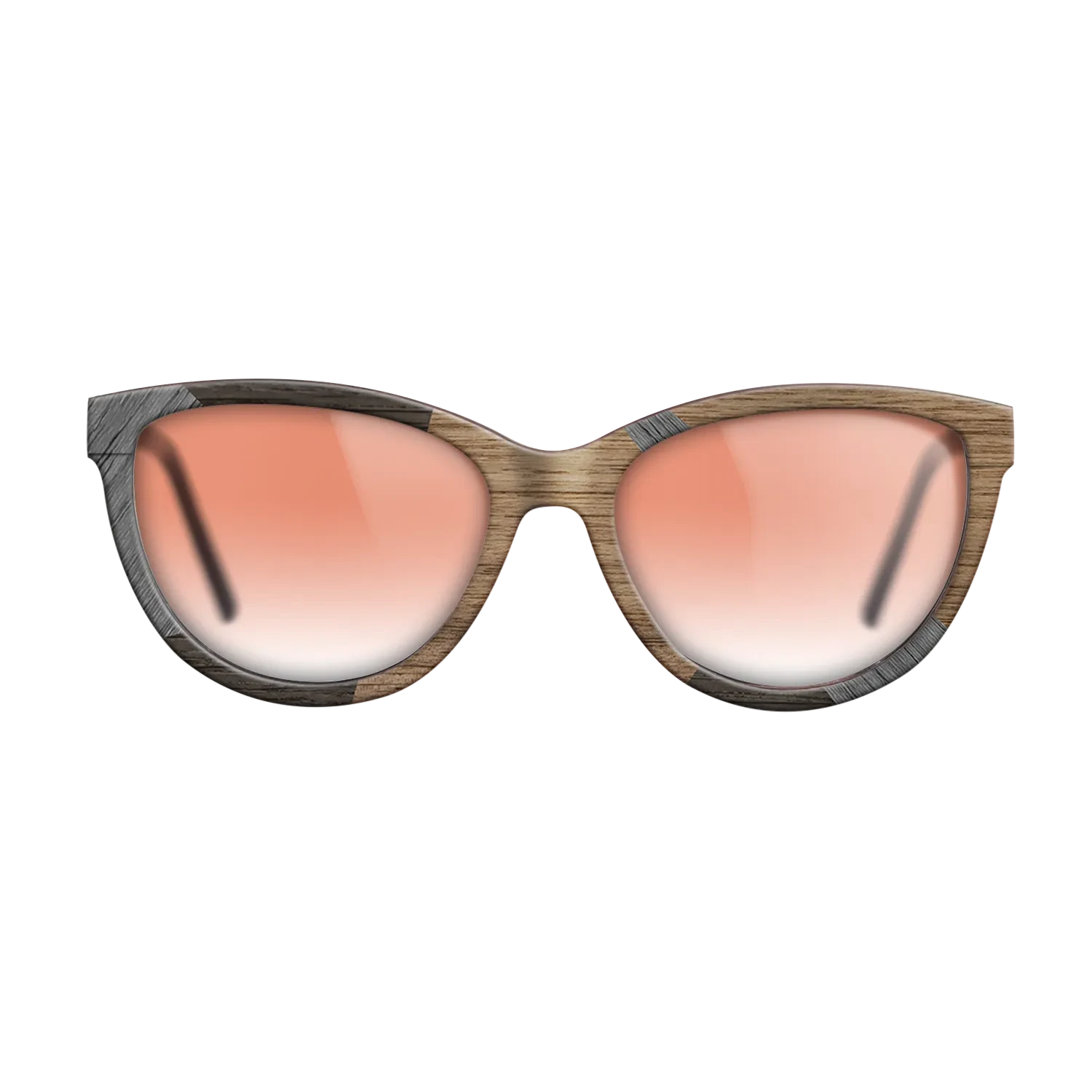 Italian Ebony,Poplar Dyed: Grey,Walnut: Straight Grain,Fumed Oak: Fractal - The Maiden - Cat - SIRIS wood optic