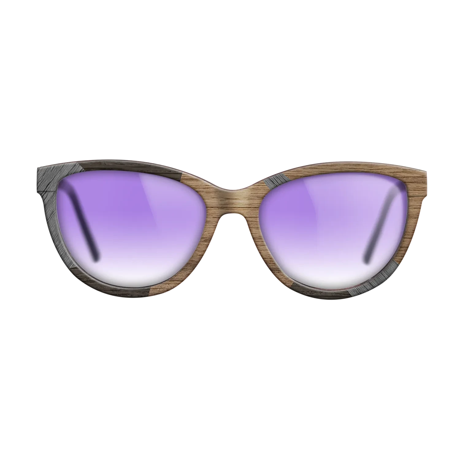 Italian Ebony,Poplar Dyed: Grey,Walnut: Straight Grain,Fumed Oak: Fractal - The Maiden - Cat - SIRIS wood optic