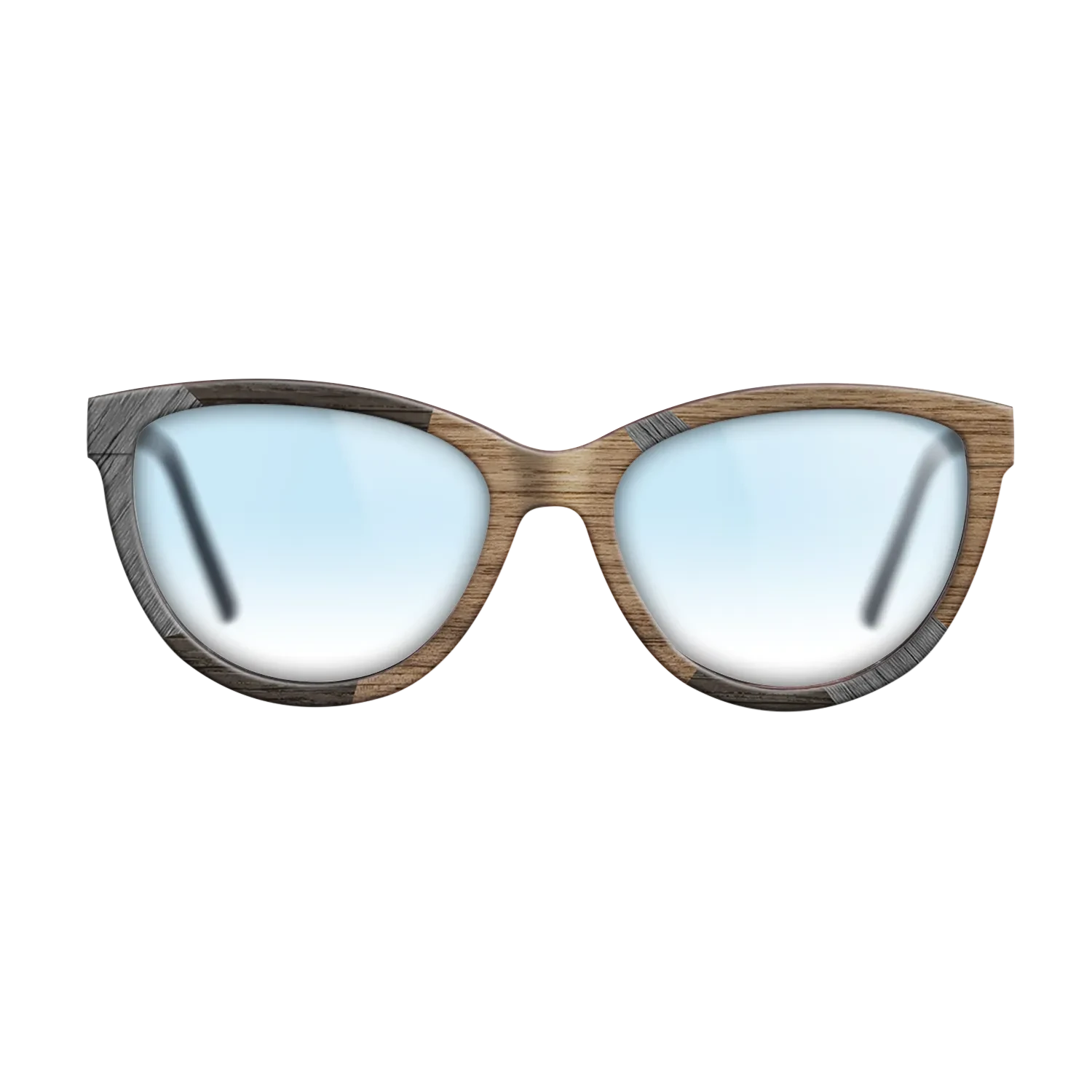 Italian Ebony,Poplar Dyed: Grey,Walnut: Straight Grain,Fumed Oak: Fractal - The Maiden - Cat - SIRIS wood optic