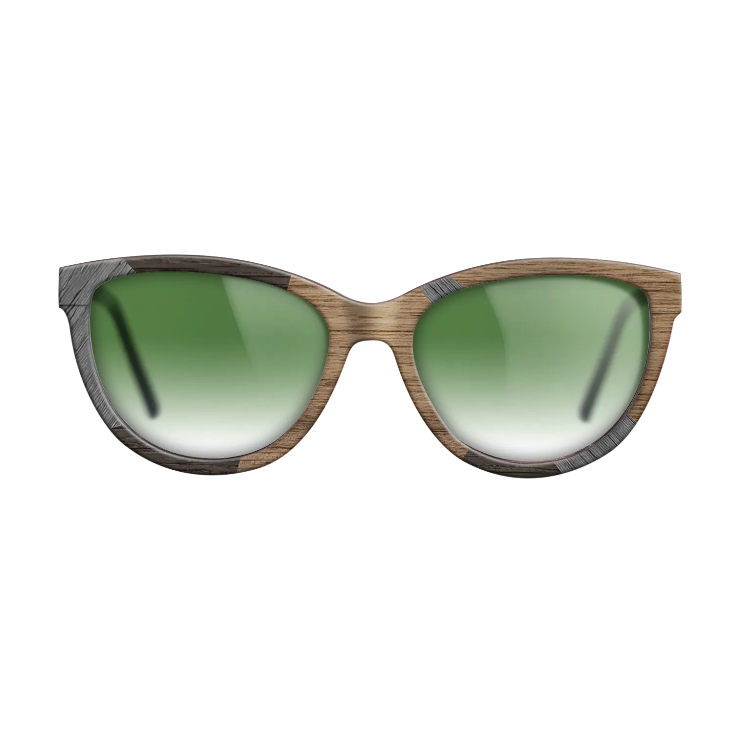 Italian Ebony,Poplar Dyed: Grey,Walnut: Straight Grain,Fumed Oak: Fractal - The Maiden - Cat - SIRIS wood optic