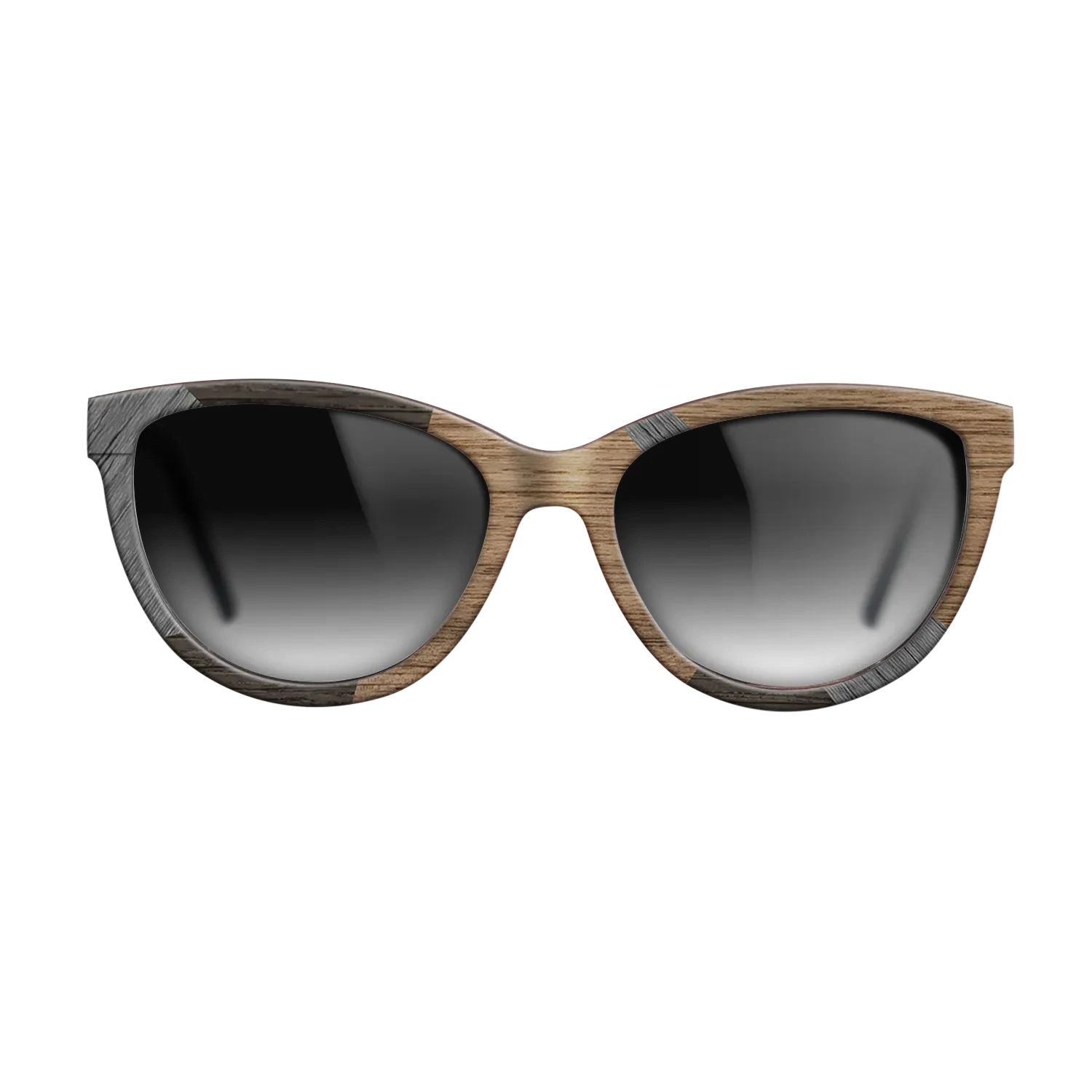 Italian Ebony,Poplar Dyed: Grey,Walnut: Straight Grain,Fumed Oak: Fractal - The Maiden - Cat - SIRIS wood optic