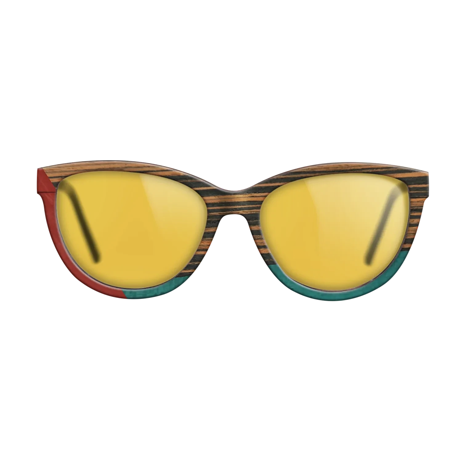 Italian Ebony,Poplar Dyed: Red,Fumed Oak,Poplar Dyed: Turquoise: Bauhaus - The Maiden - Cat - SIRIS wood optic