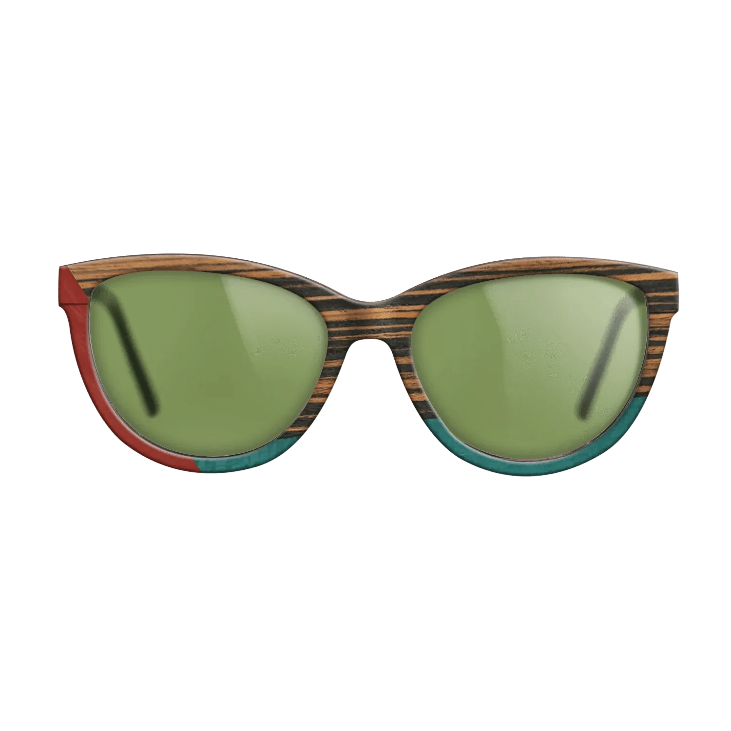 Italian Ebony,Poplar Dyed: Red,Fumed Oak,Poplar Dyed: Turquoise: Bauhaus - The Maiden - Cat - SIRIS wood optic