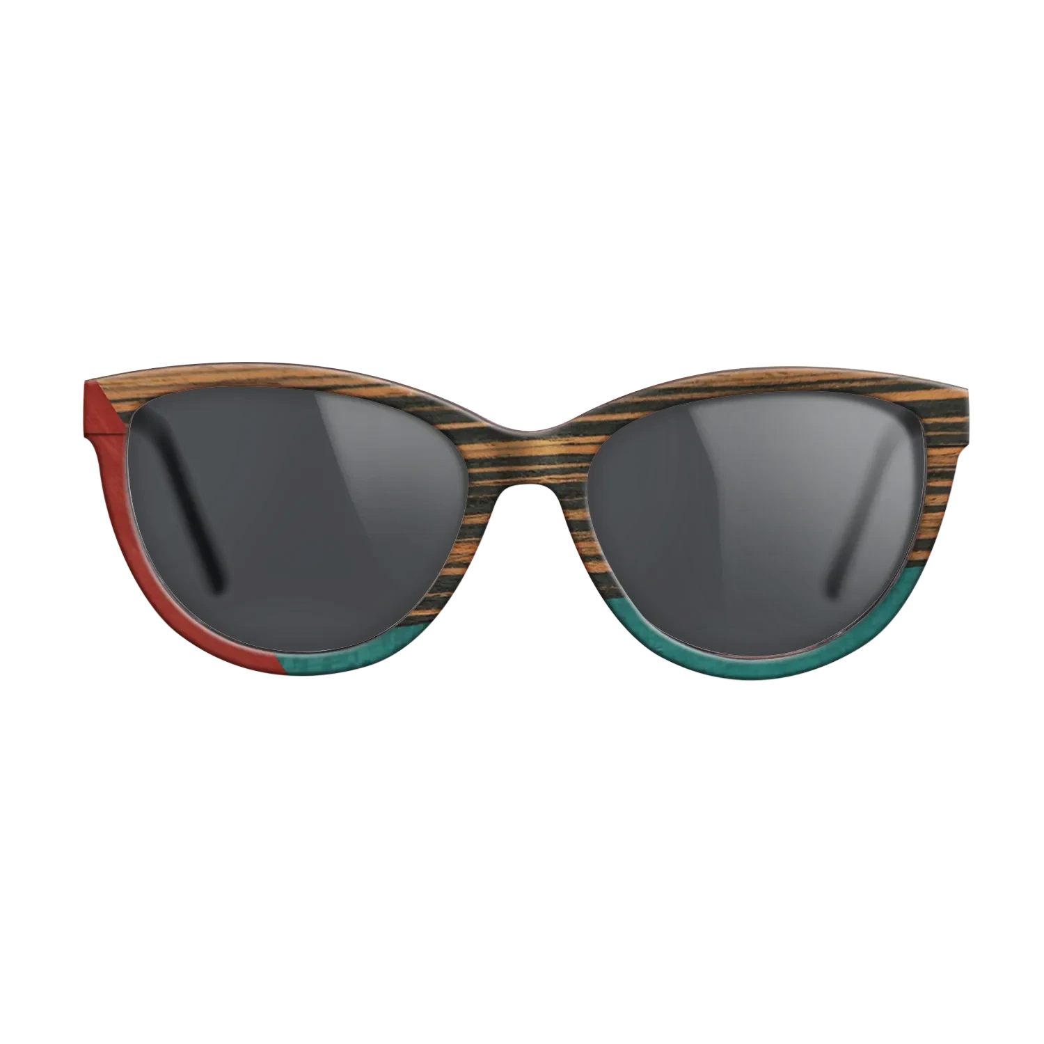 Italian Ebony,Poplar Dyed: Red,Fumed Oak,Poplar Dyed: Turquoise: Bauhaus - The Maiden - Cat - SIRIS wood optic