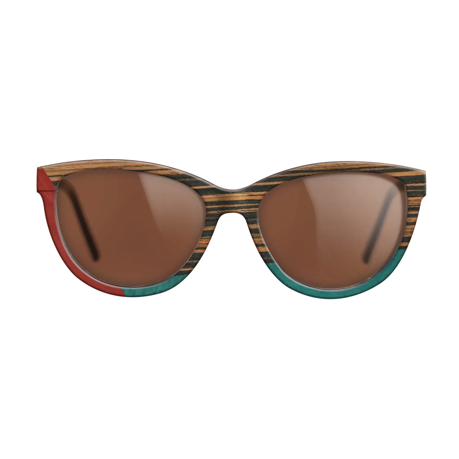 Italian Ebony,Poplar Dyed: Red,Fumed Oak,Poplar Dyed: Turquoise: Bauhaus - The Maiden - Cat - SIRIS wood optic