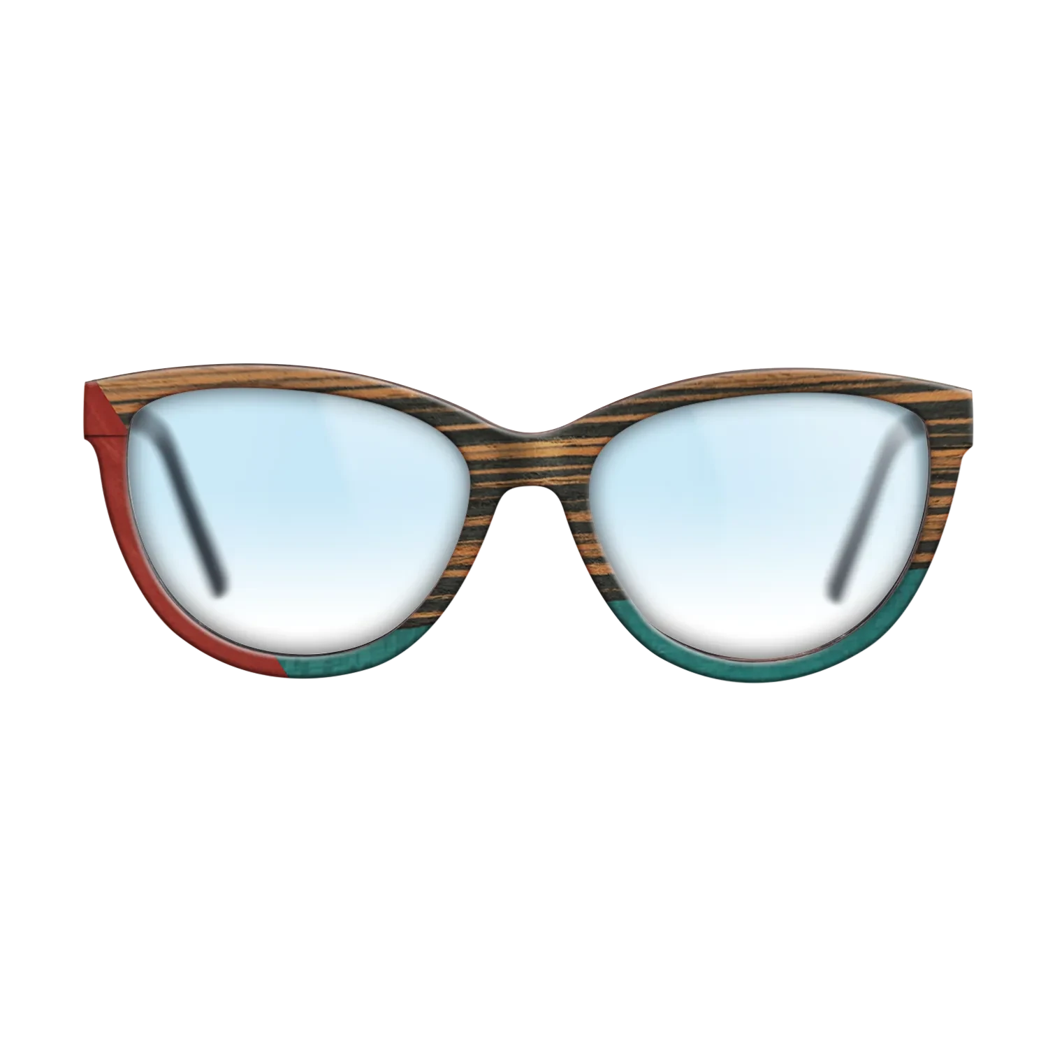Italian Ebony,Poplar Dyed: Red,Fumed Oak,Poplar Dyed: Turquoise: Bauhaus - The Maiden - Cat - SIRIS wood optic
