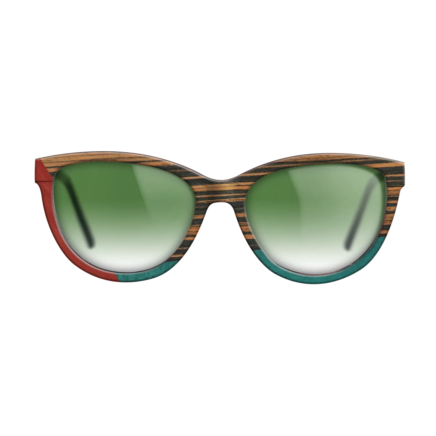 Italian Ebony,Poplar Dyed: Red,Fumed Oak,Poplar Dyed: Turquoise: Bauhaus - The Maiden - Cat - SIRIS wood optic