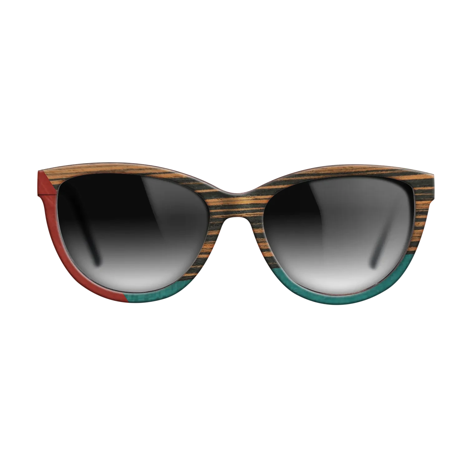 Italian Ebony,Poplar Dyed: Red,Fumed Oak,Poplar Dyed: Turquoise: Bauhaus - The Maiden - Cat - SIRIS wood optic