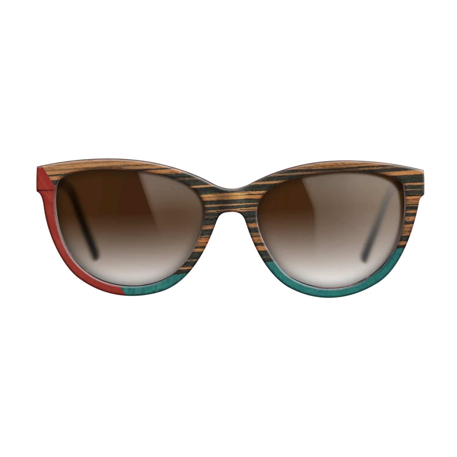 Italian Ebony,Poplar Dyed: Red,Fumed Oak,Poplar Dyed: Turquoise: Bauhaus - The Maiden - Cat - SIRIS wood optic