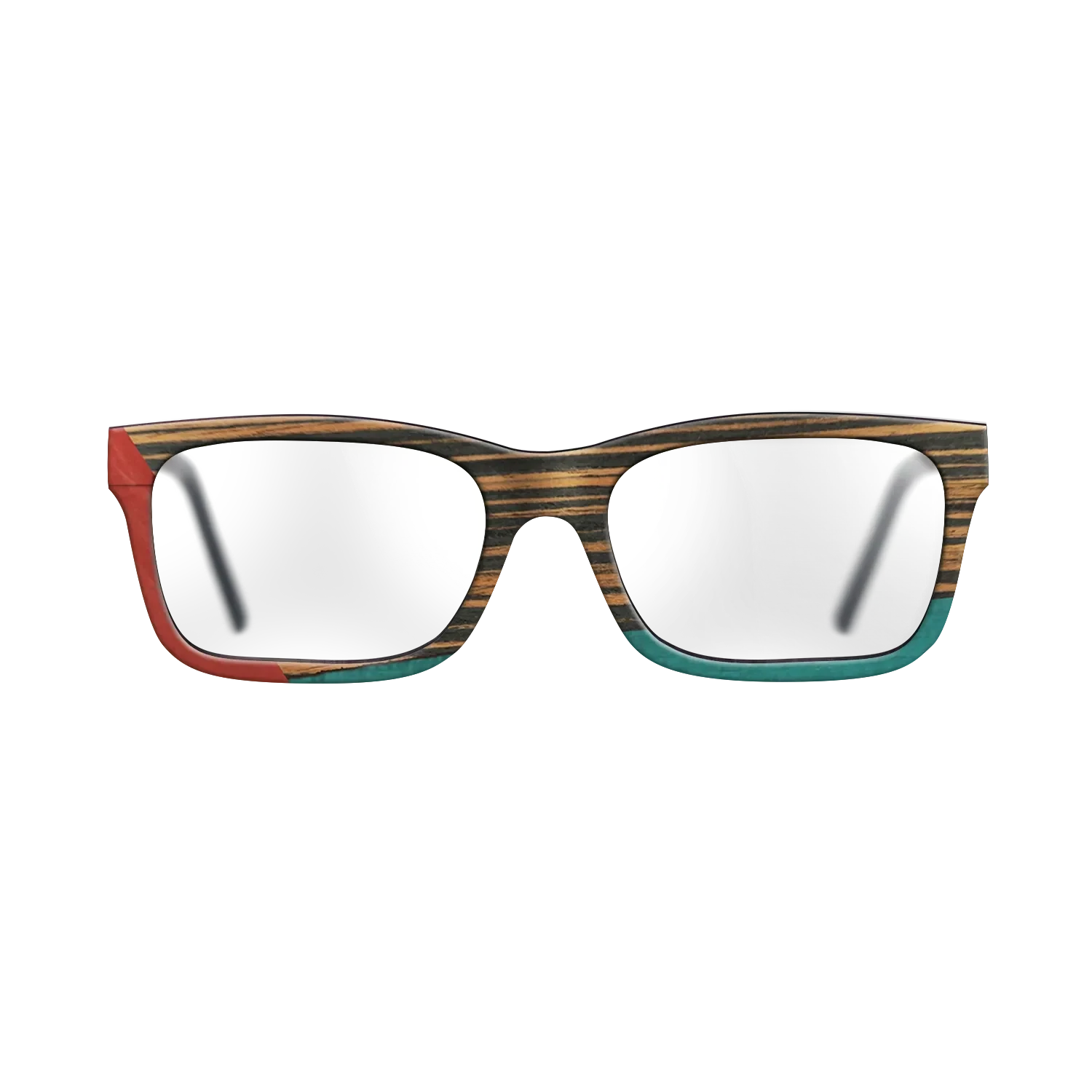 Italian Ebony,Poplar Dyed: Red,Fumed Oak,Poplar Dyed: Turquoise: Bauhaus - The Sage - Block - SIRIS wood optic