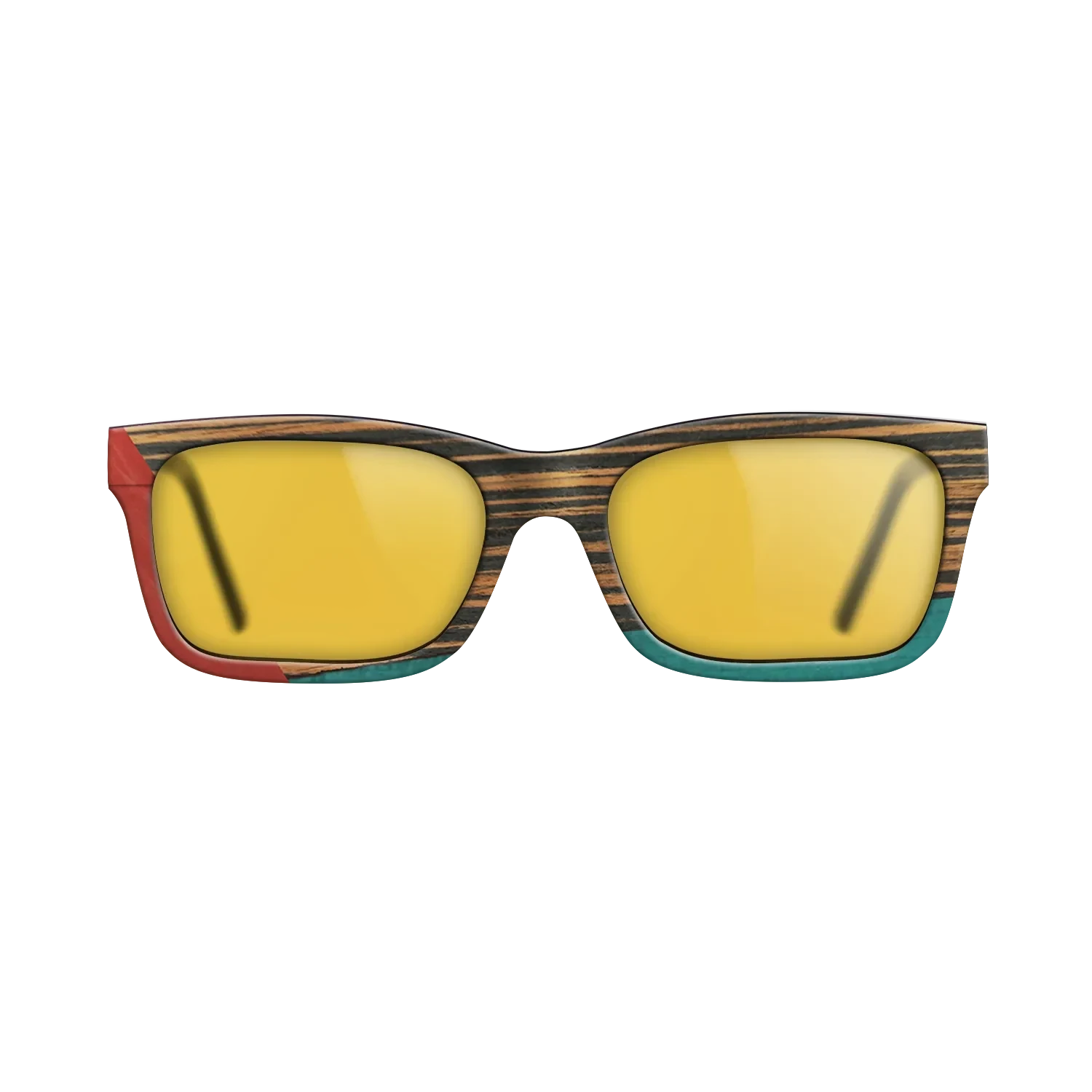 Italian Ebony,Poplar Dyed: Red,Fumed Oak,Poplar Dyed: Turquoise: Bauhaus - The Sage - Block - SIRIS wood optic