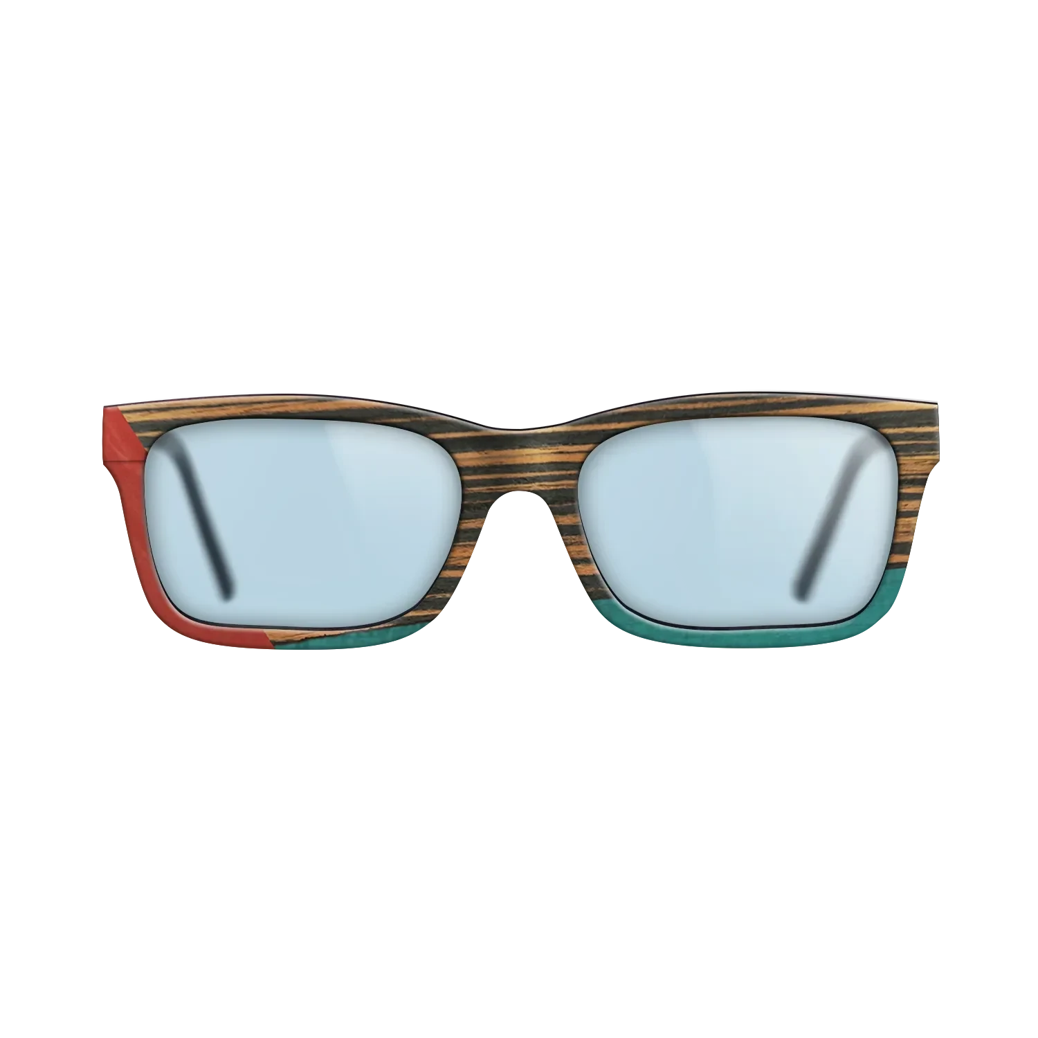 Italian Ebony,Poplar Dyed: Red,Fumed Oak,Poplar Dyed: Turquoise: Bauhaus - The Sage - Block - SIRIS wood optic
