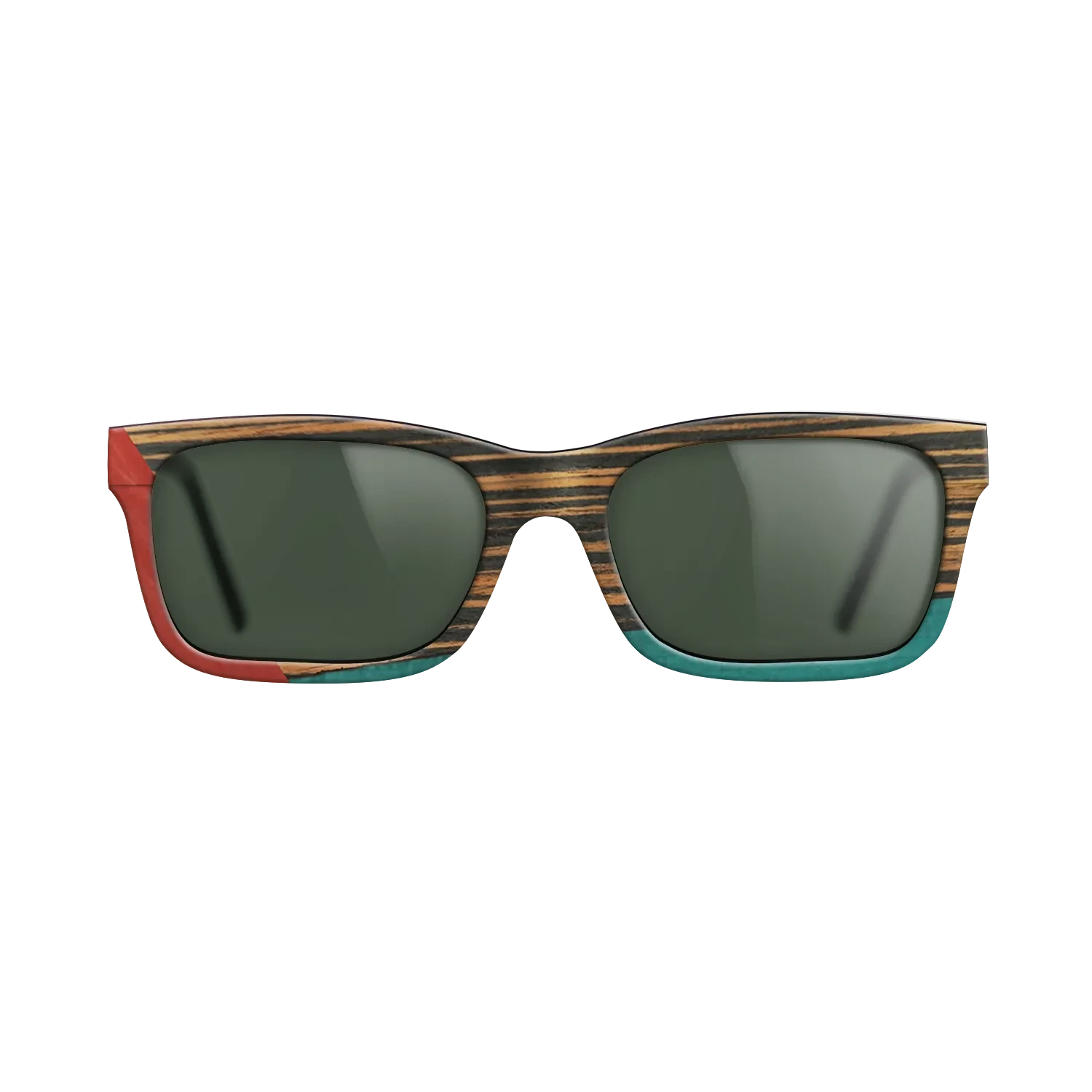 Italian Ebony,Poplar Dyed: Red,Fumed Oak,Poplar Dyed: Turquoise: Bauhaus - The Sage - Block - SIRIS wood optic